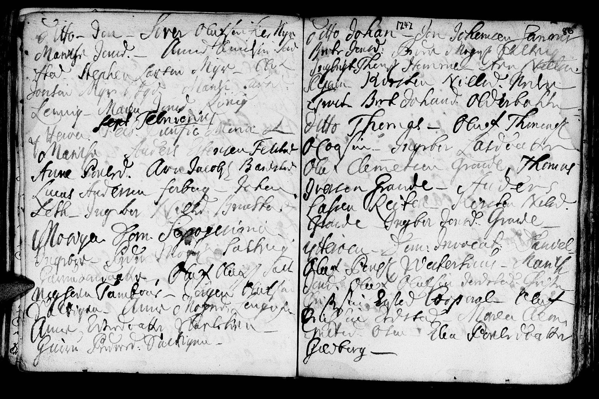 Ministerialprotokoller, klokkerbøker og fødselsregistre - Nord-Trøndelag, SAT/A-1458/722/L0215: Parish register (official) no. 722A02, 1718-1755, p. 86