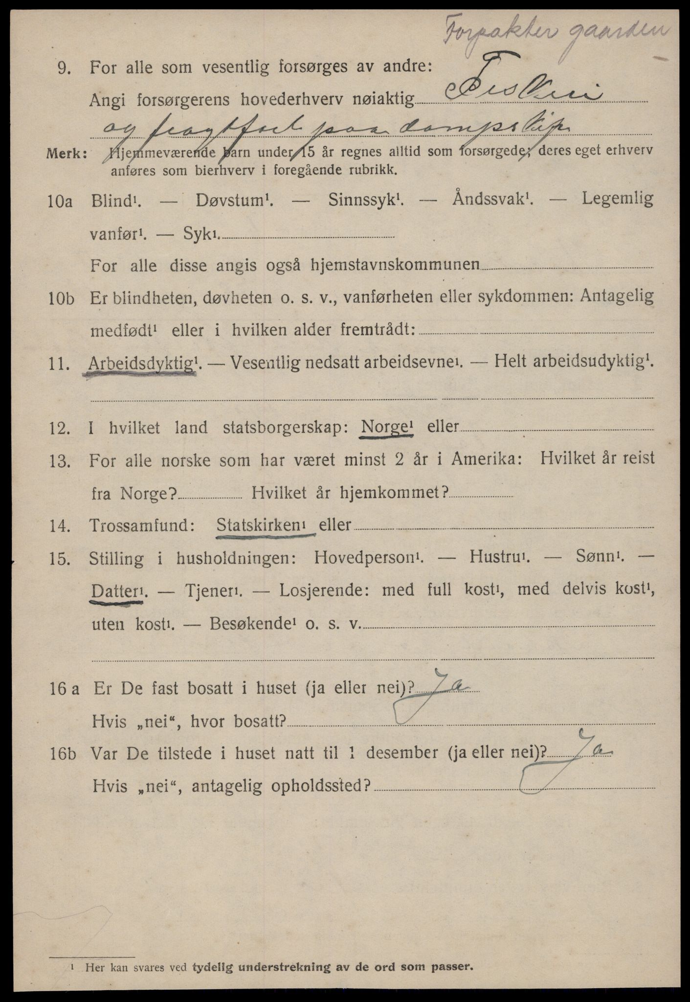 SAT, 1920 census for Åsskard, 1920, p. 1202