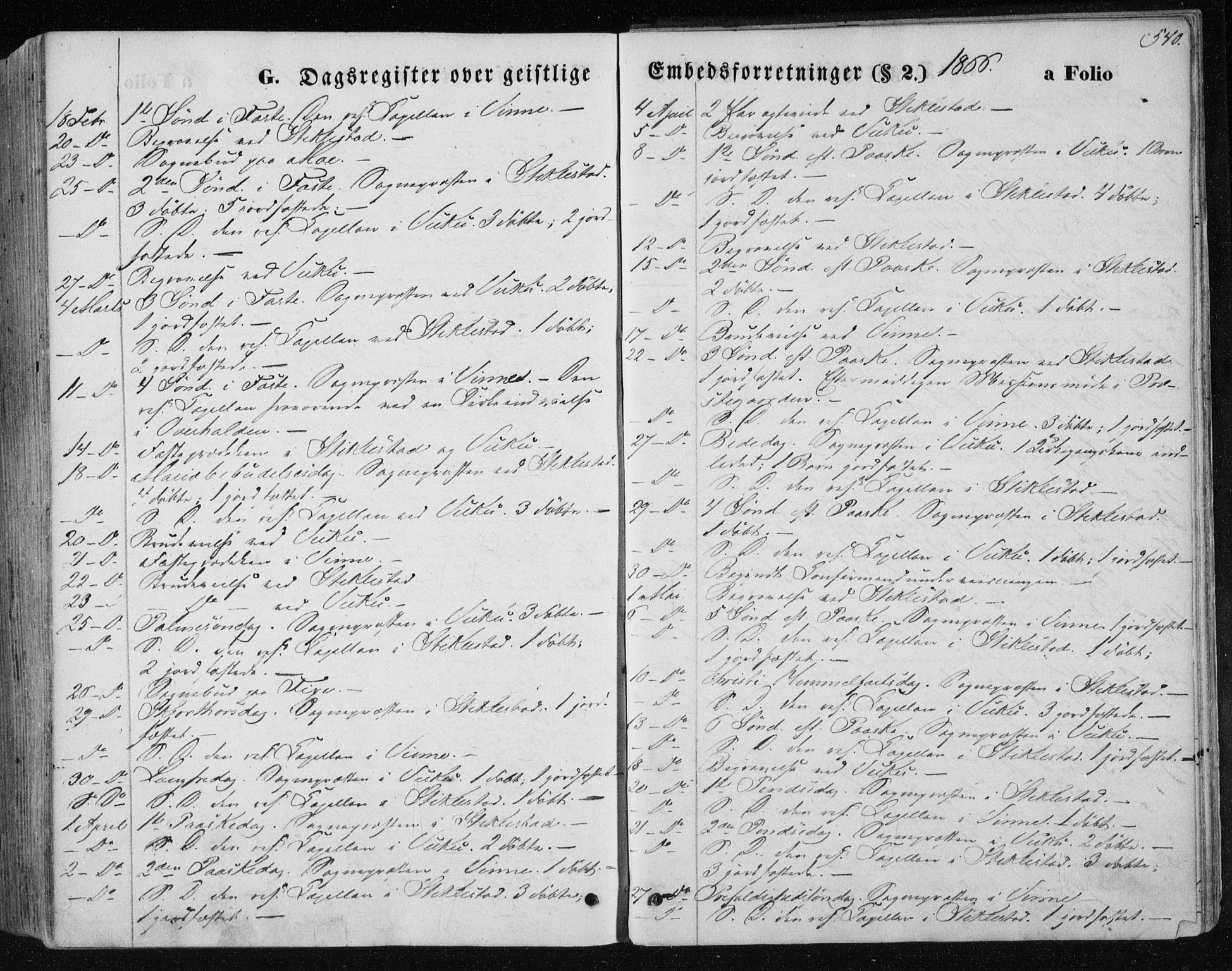 Ministerialprotokoller, klokkerbøker og fødselsregistre - Nord-Trøndelag, AV/SAT-A-1458/723/L0241: Parish register (official) no. 723A10, 1860-1869, p. 540