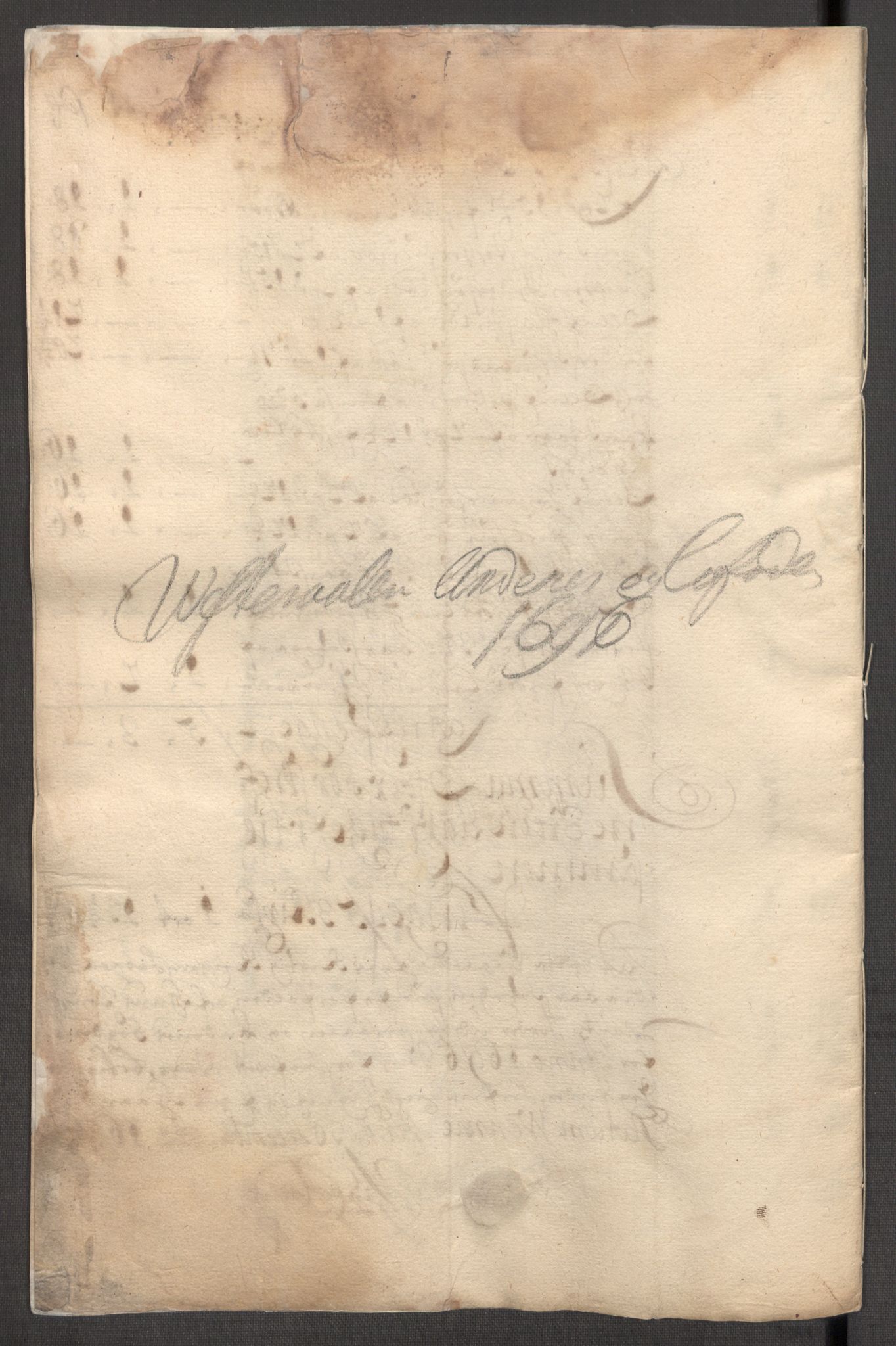 Rentekammeret inntil 1814, Reviderte regnskaper, Fogderegnskap, AV/RA-EA-4092/R67/L4678: Fogderegnskap Vesterålen, Andenes og Lofoten, 1696-1708, p. 118