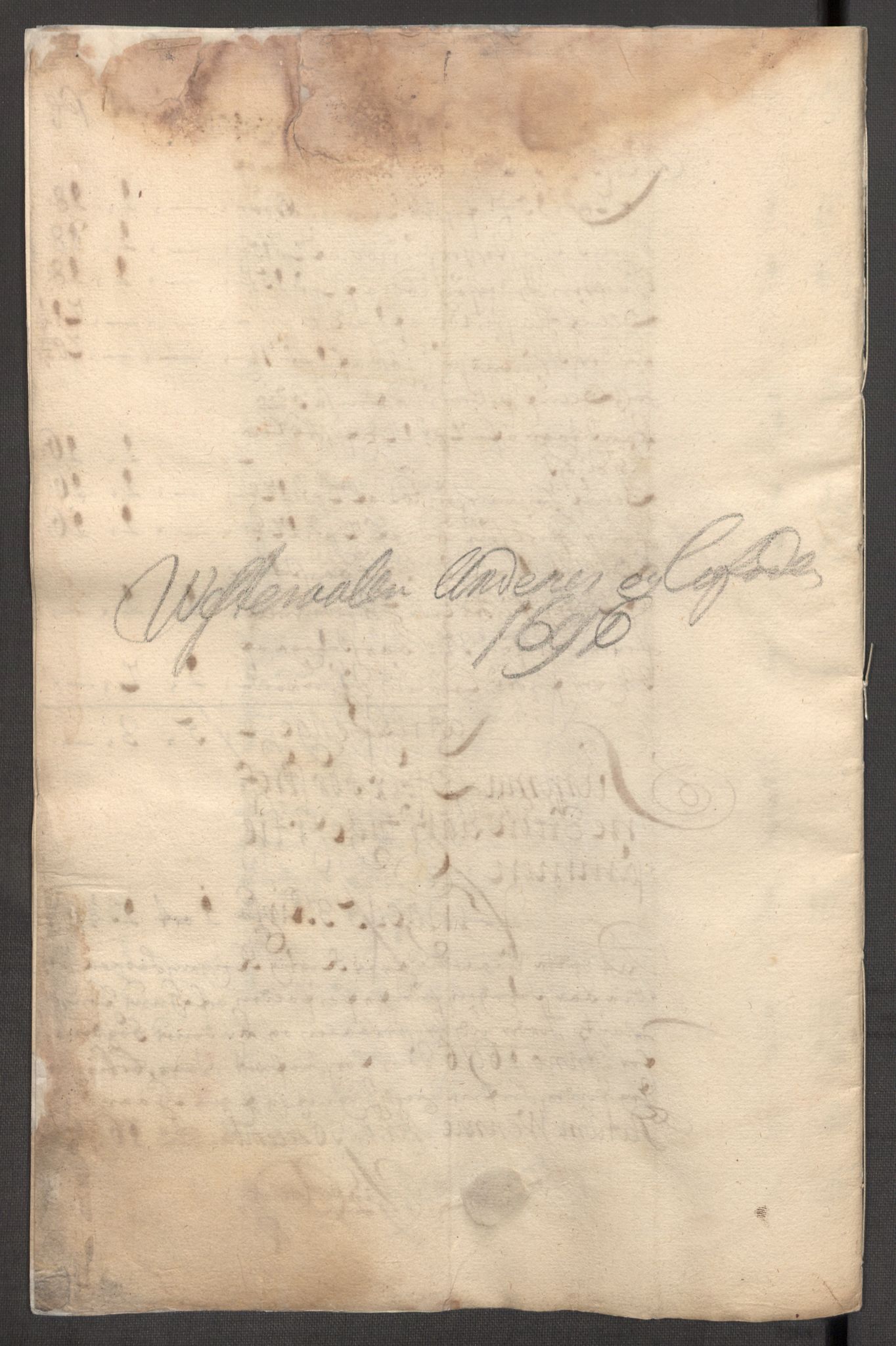 Rentekammeret inntil 1814, Reviderte regnskaper, Fogderegnskap, RA/EA-4092/R67/L4678: Fogderegnskap Vesterålen, Andenes og Lofoten, 1696-1708, p. 118