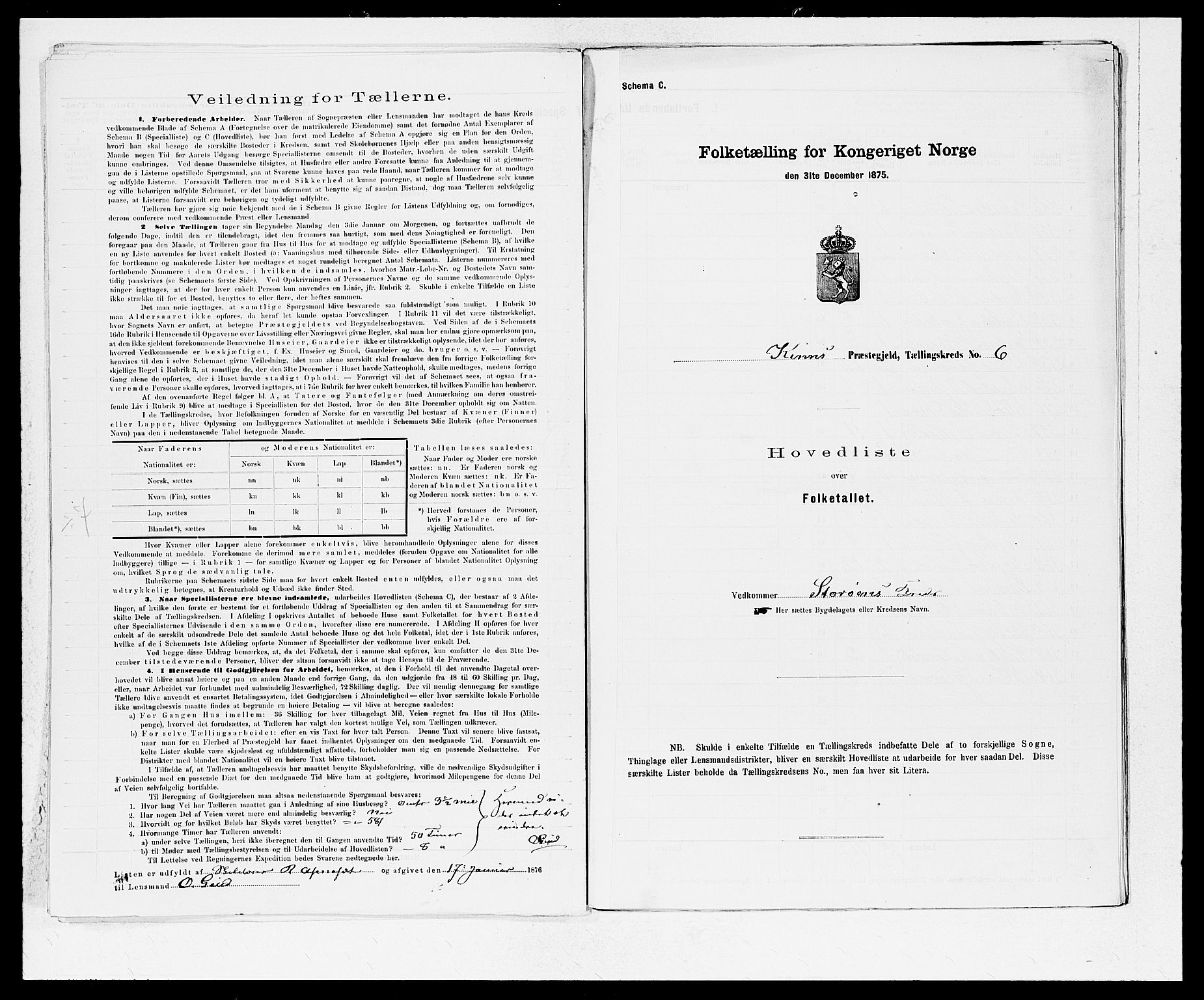 SAB, 1875 census for 1437L Kinn/Kinn og Svanøy, 1875, p. 12