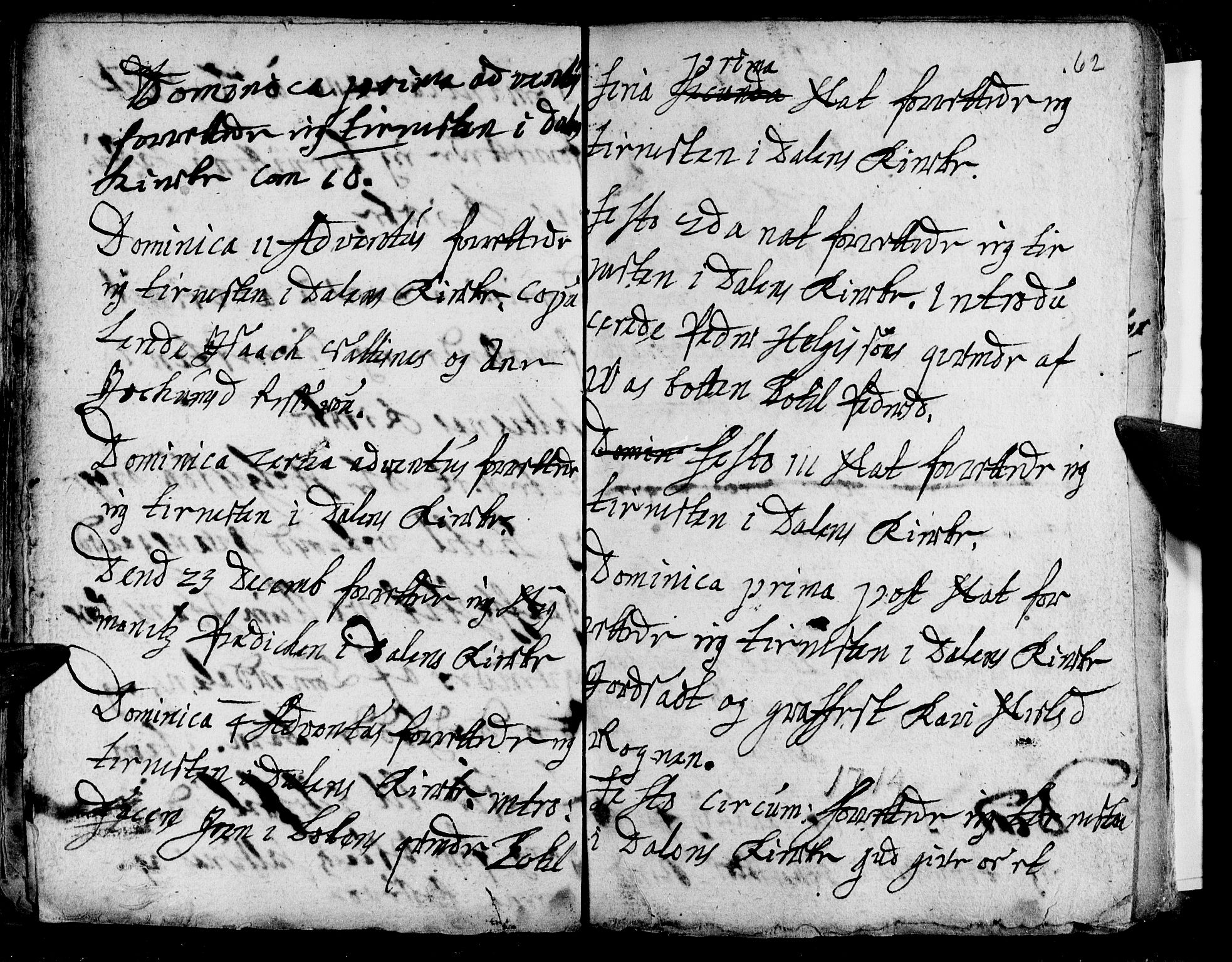 Ministerialprotokoller, klokkerbøker og fødselsregistre - Nordland, AV/SAT-A-1459/847/L0661: Parish register (official) no. 847A01, 1708-1717, p. 62