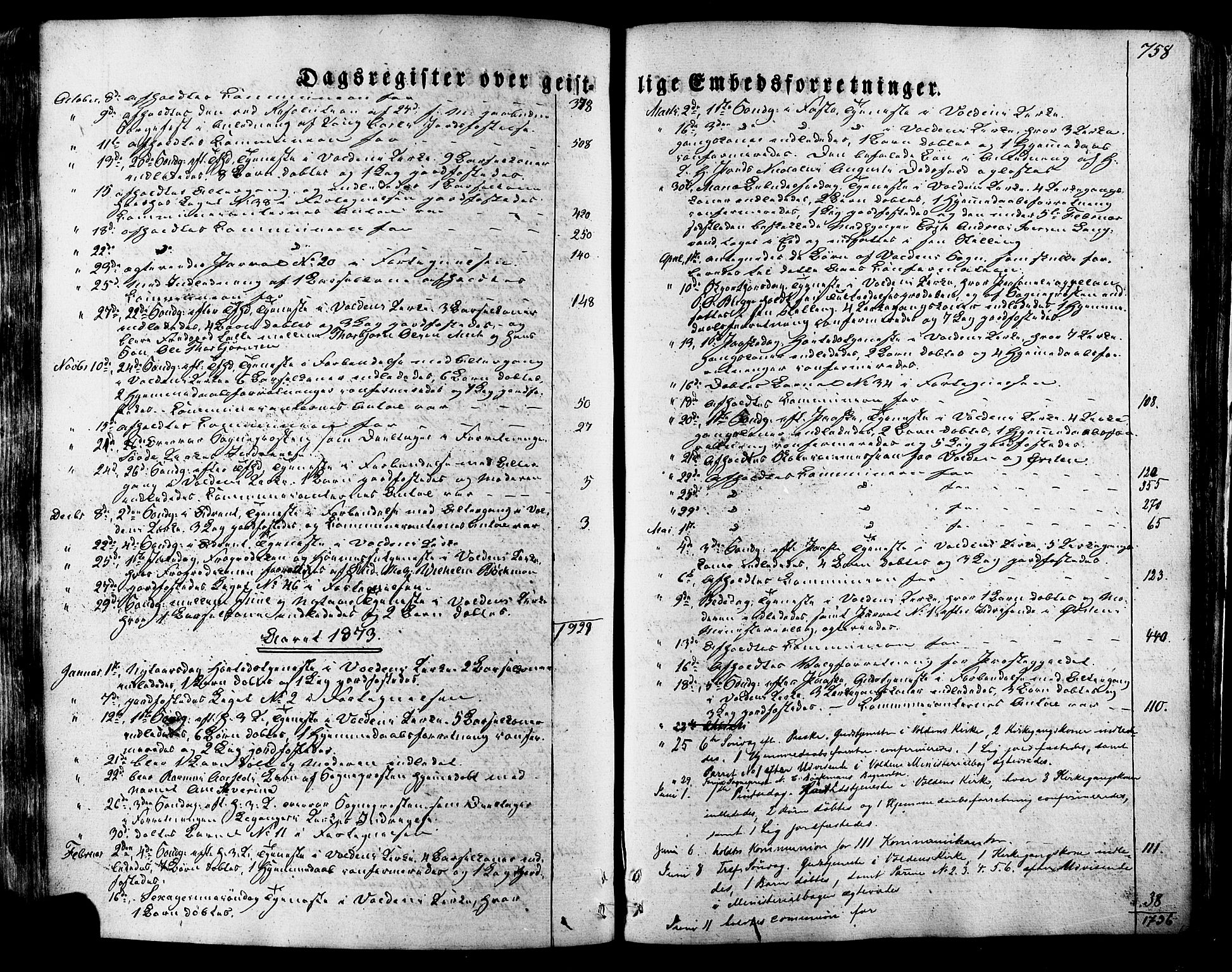 Ministerialprotokoller, klokkerbøker og fødselsregistre - Møre og Romsdal, SAT/A-1454/511/L0140: Parish register (official) no. 511A07, 1851-1878, p. 758