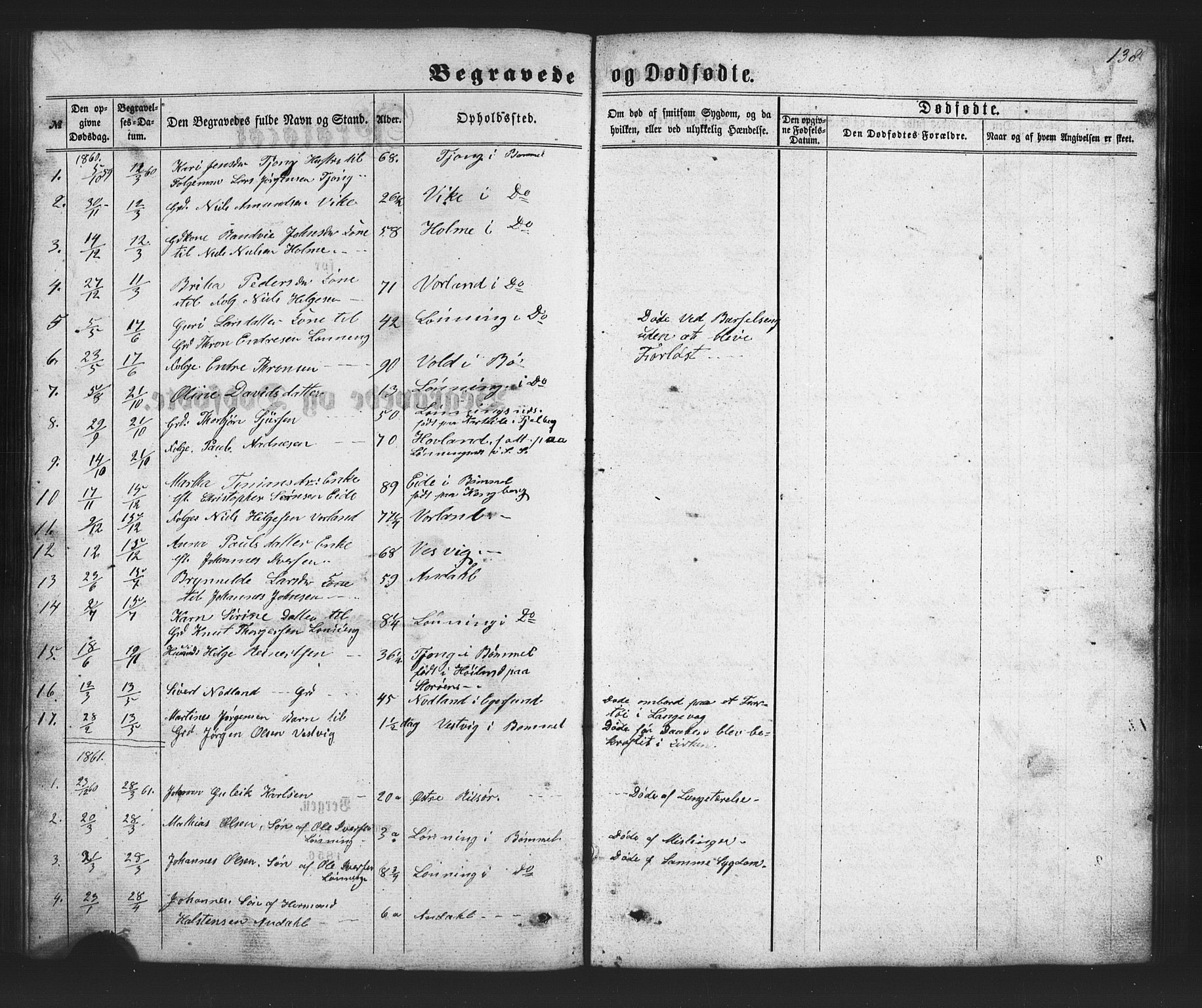 Finnås sokneprestembete, SAB/A-99925/H/Ha/Hab/Habc/L0001: Parish register (copy) no. C 1, 1860-1887, p. 138