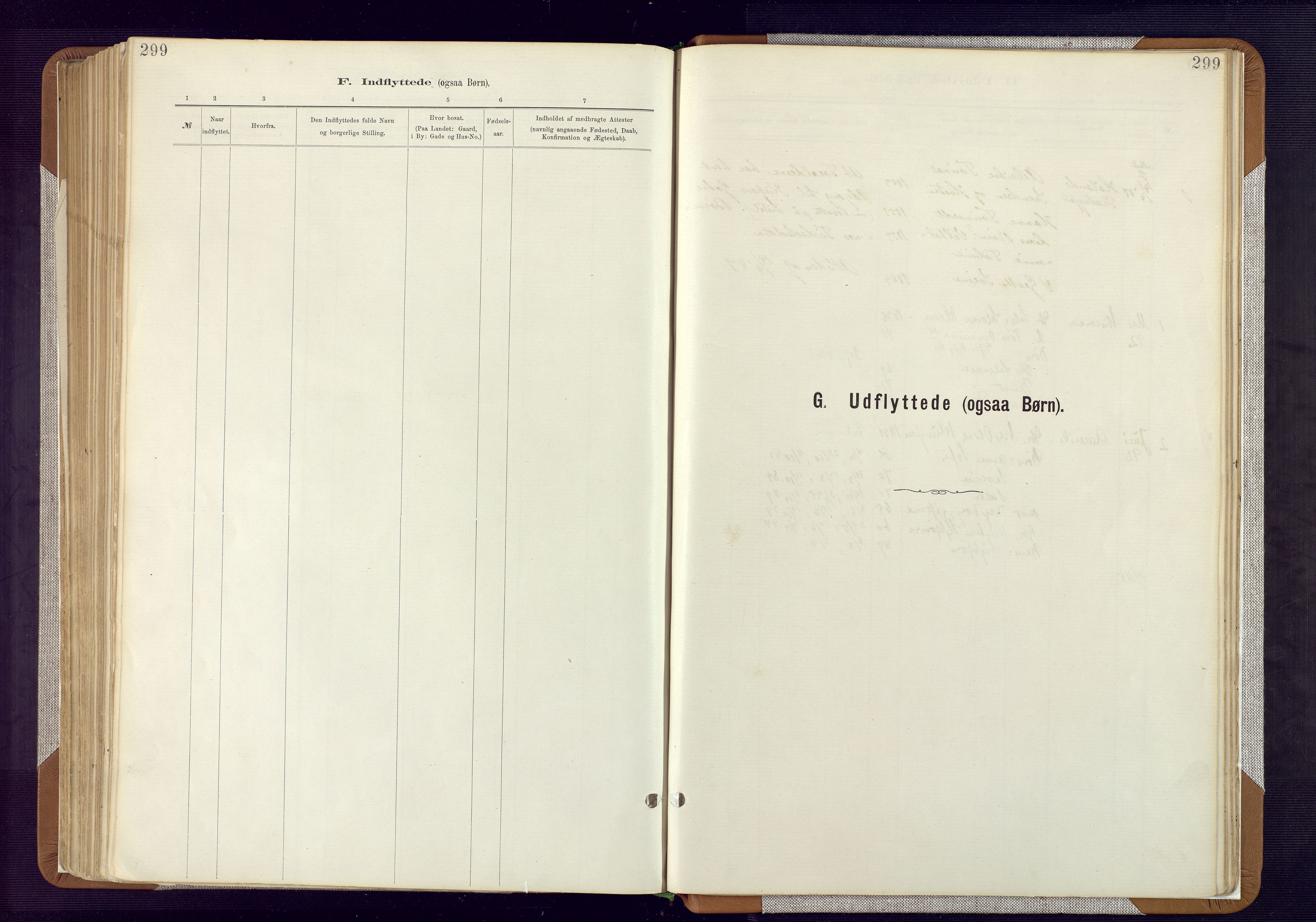Bakke sokneprestkontor, SAK/1111-0002/F/Fa/Fab/L0003: Parish register (official) no. A 3, 1884-1921, p. 299