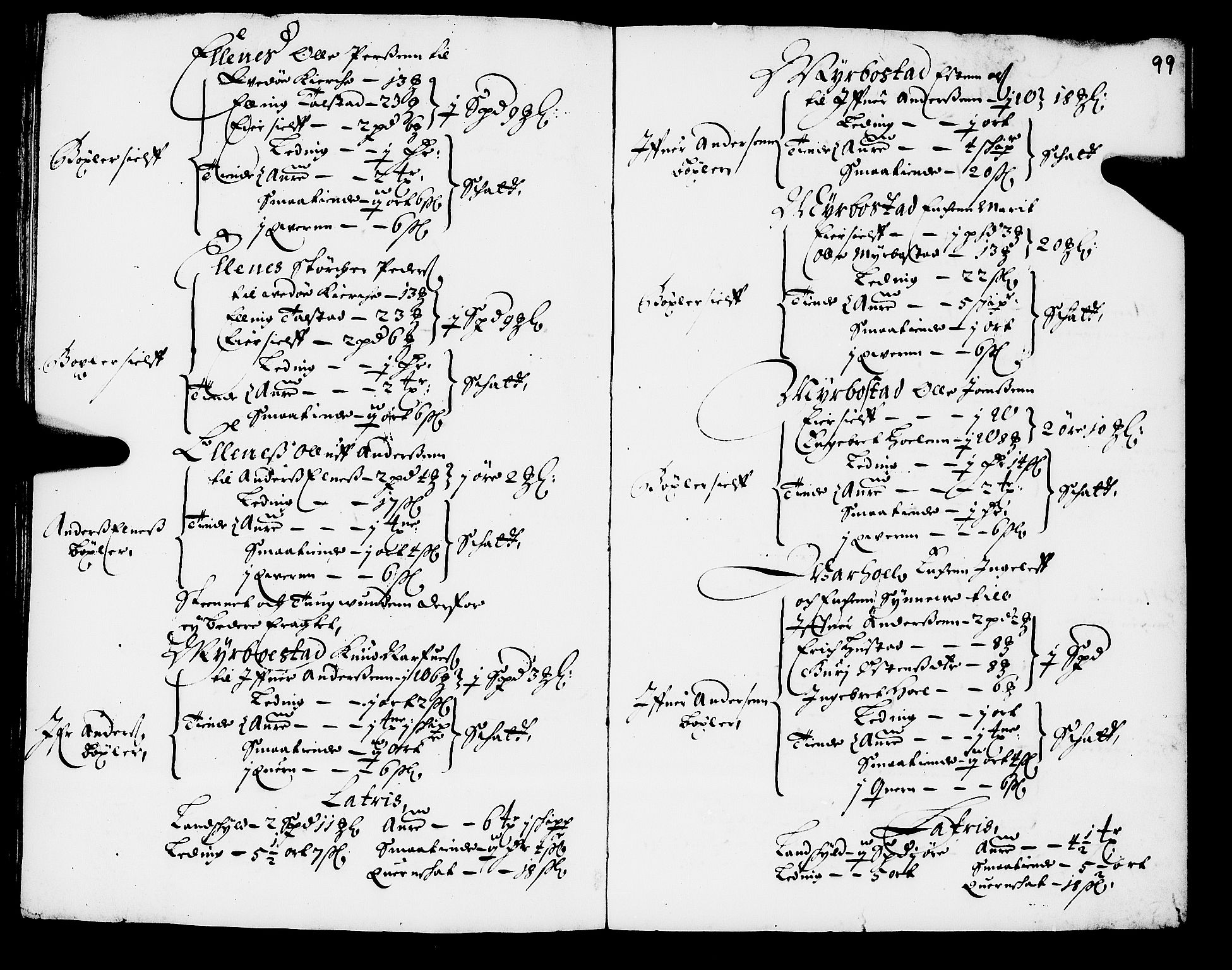 Rentekammeret inntil 1814, Realistisk ordnet avdeling, AV/RA-EA-4070/N/Nb/Nba/L0048: Romsdal fogderi, 1669, p. 98b-99a