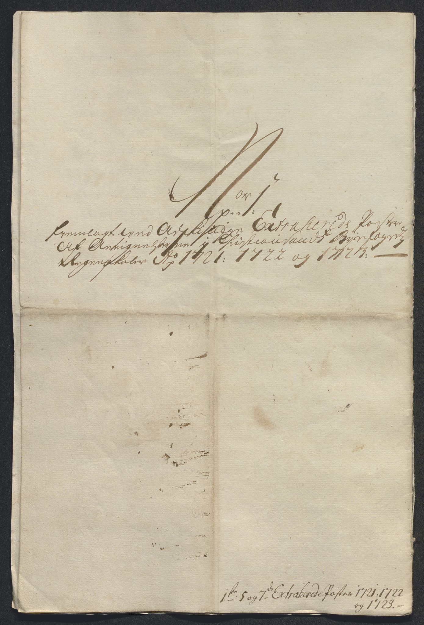 Rentekammeret inntil 1814, Reviderte regnskaper, Byregnskaper, AV/RA-EA-4066/R/Rm/L0286: [M19] Sikt og sakefall, 1719-1727, p. 293