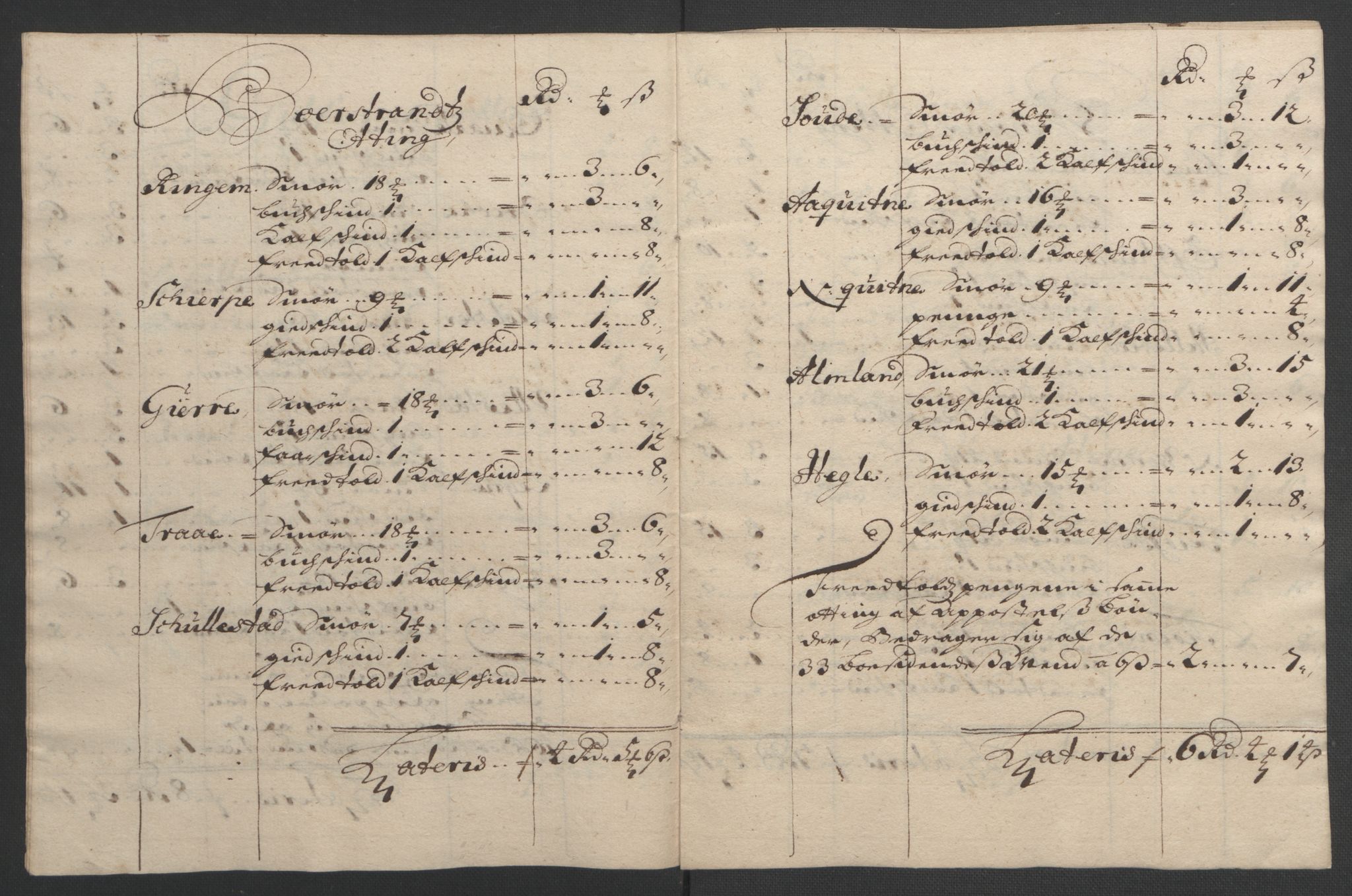 Rentekammeret inntil 1814, Reviderte regnskaper, Fogderegnskap, AV/RA-EA-4092/R48/L2975: Fogderegnskap Sunnhordland og Hardanger, 1694, p. 291