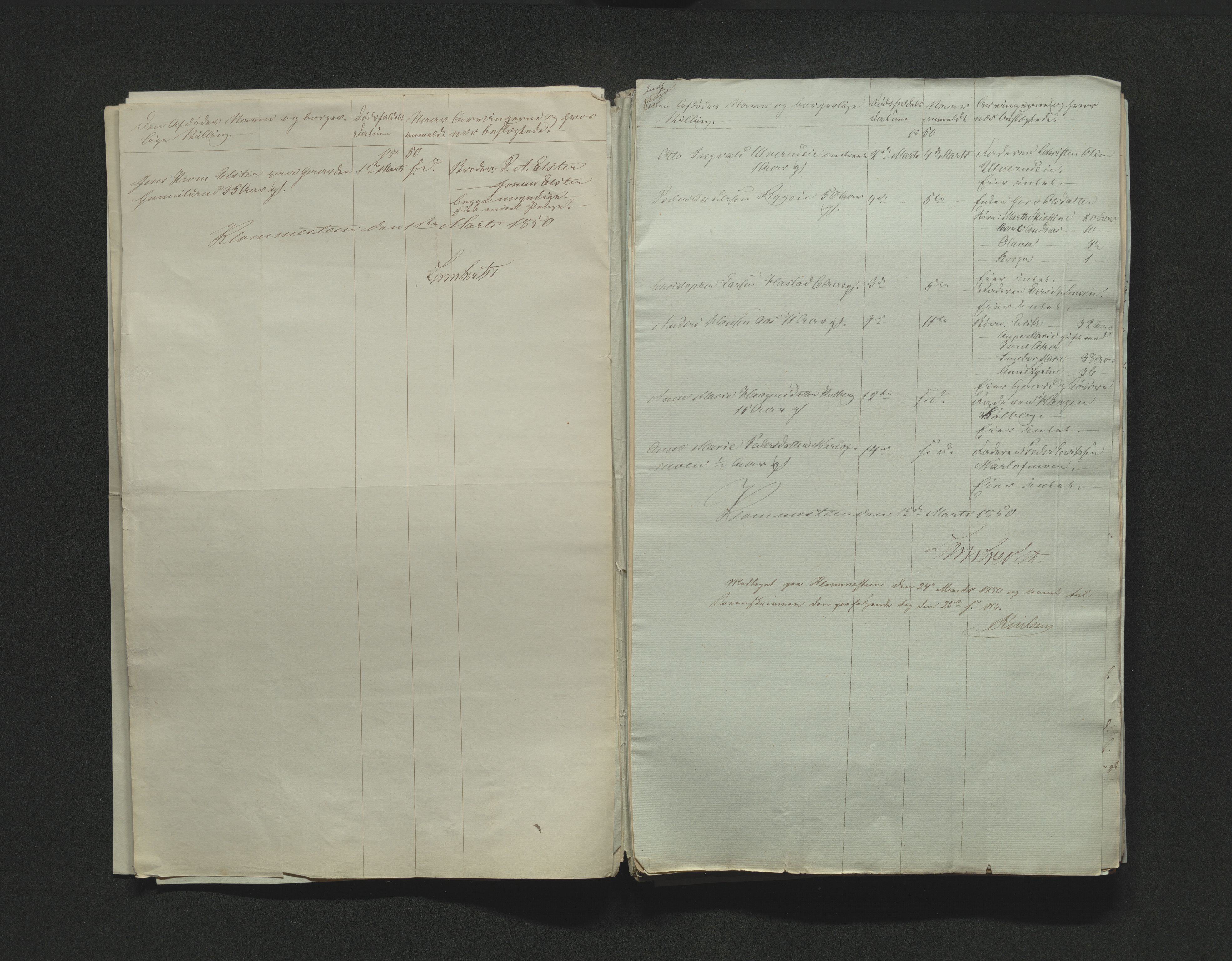 Eiker, Modum og Sigdal sorenskriveri, AV/SAKO-A-123/H/Ha/Hab/L0008: Dødsfallsmeldinger, 1850-1853