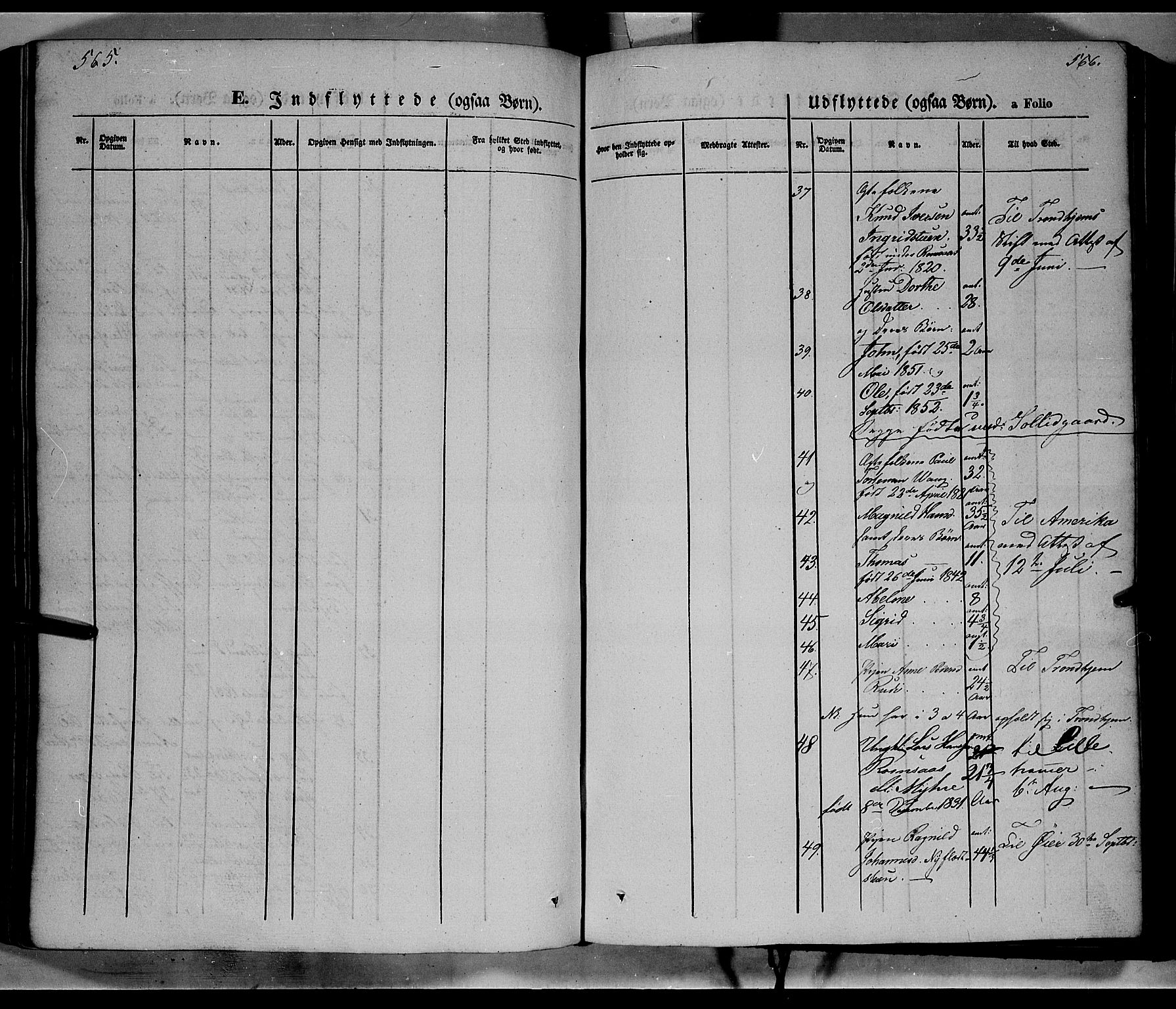 Ringebu prestekontor, AV/SAH-PREST-082/H/Ha/Haa/L0006: Parish register (official) no. 6, 1848-1859, p. 565-566