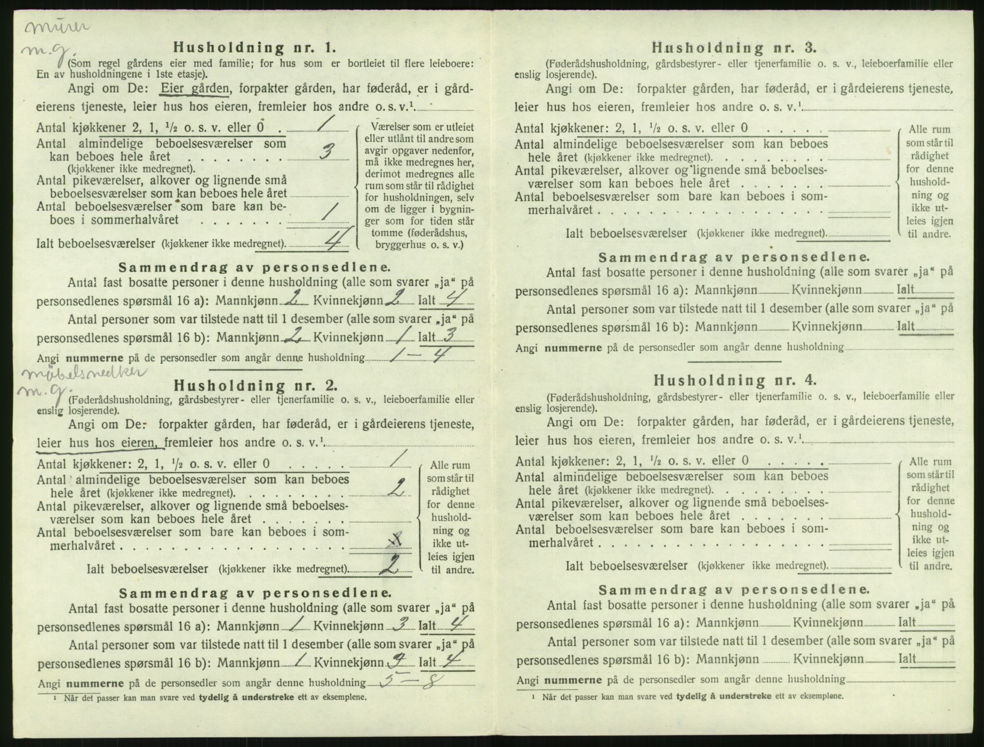 SAT, 1920 census for Bolsøy, 1920, p. 230