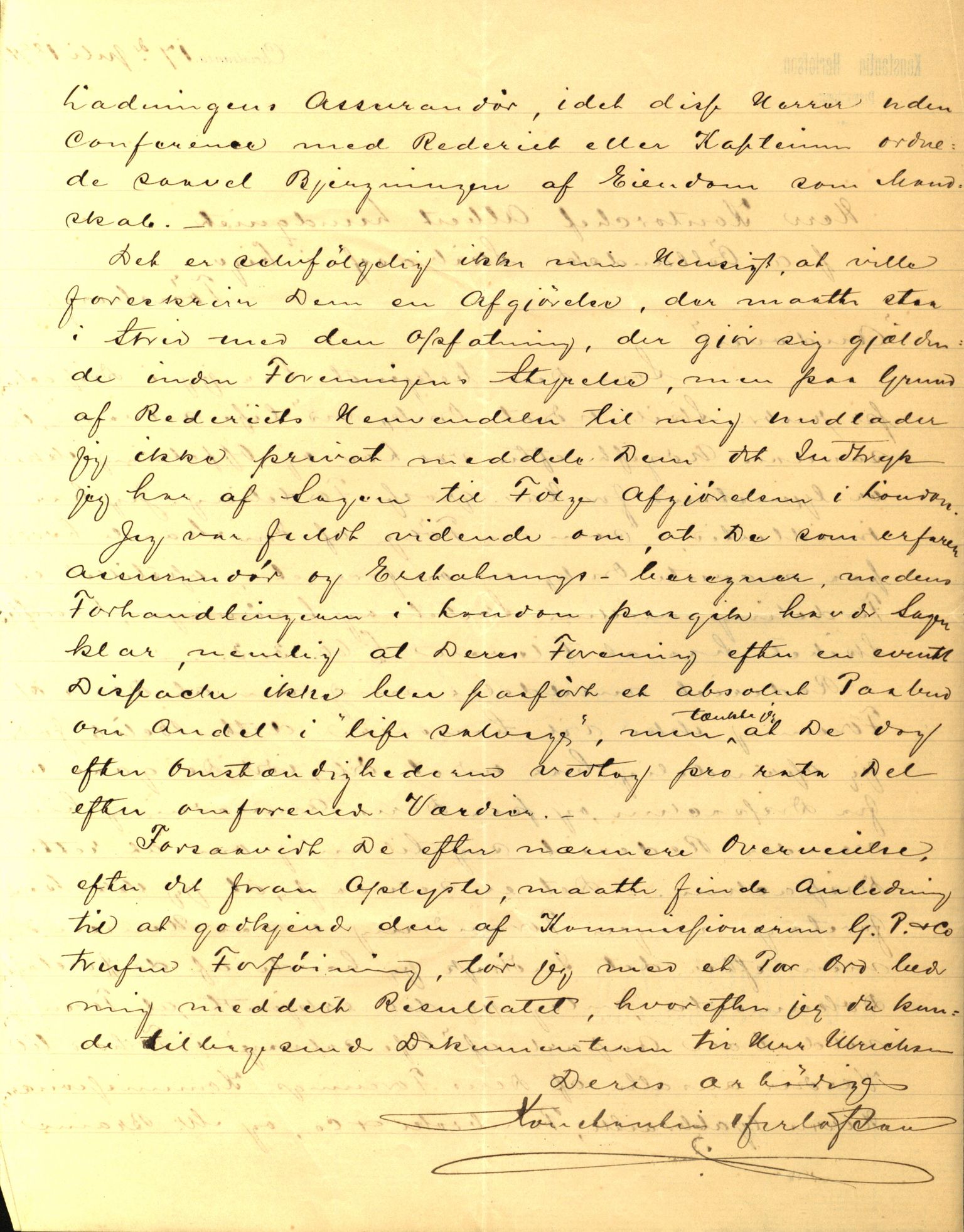 Pa 63 - Østlandske skibsassuranceforening, VEMU/A-1079/G/Ga/L0030/0001: Havaridokumenter / Leif, Korsvei, Margret, Mangerton, Mathilde, Island, Andover, 1893, p. 280