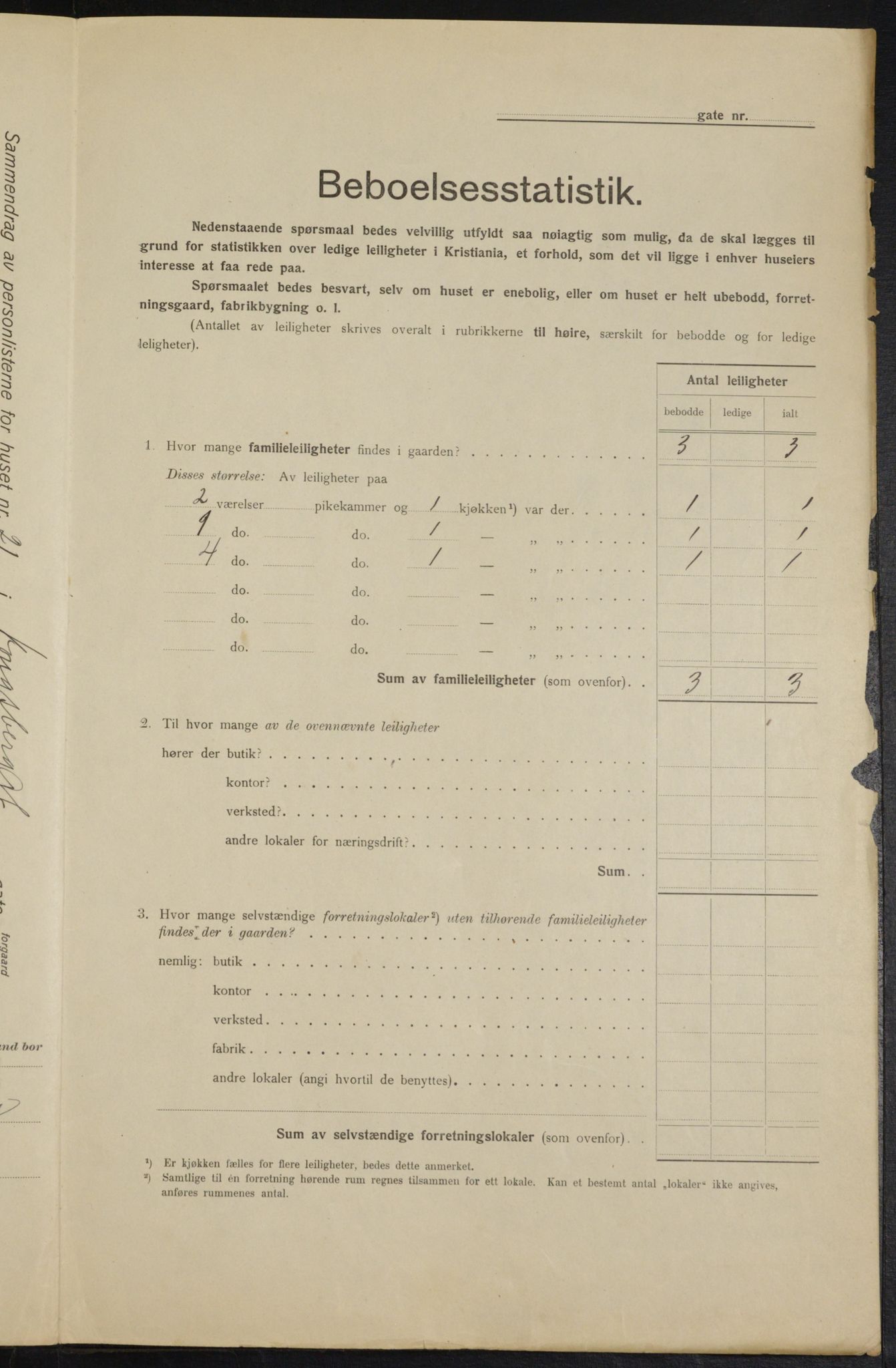 OBA, Municipal Census 1915 for Kristiania, 1915, p. 52493