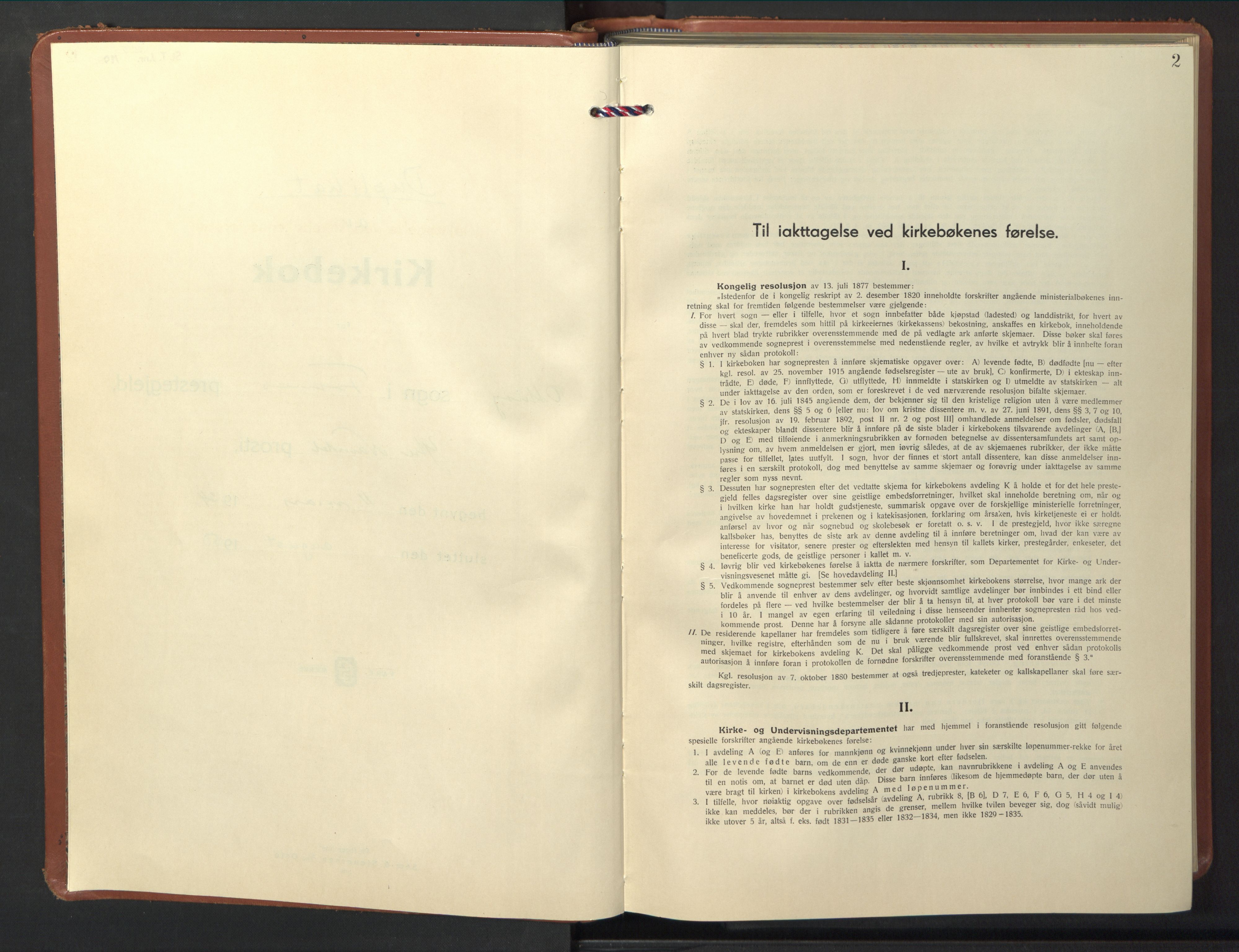 Ministerialprotokoller, klokkerbøker og fødselsregistre - Nord-Trøndelag, SAT/A-1458/774/L0631: Parish register (copy) no. 774C02, 1934-1950, p. 2