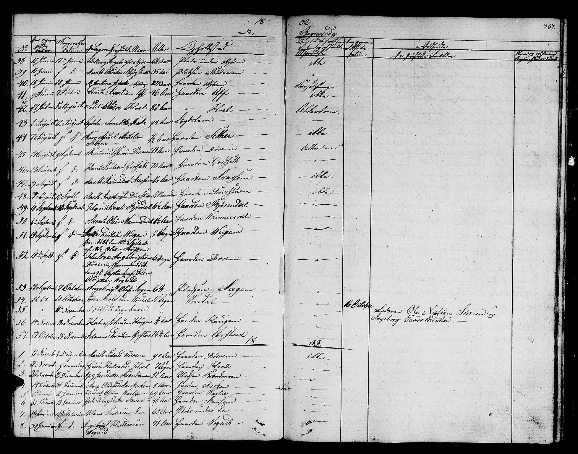 Ministerialprotokoller, klokkerbøker og fødselsregistre - Sør-Trøndelag, AV/SAT-A-1456/678/L0897: Parish register (official) no. 678A06-07, 1821-1847, p. 367