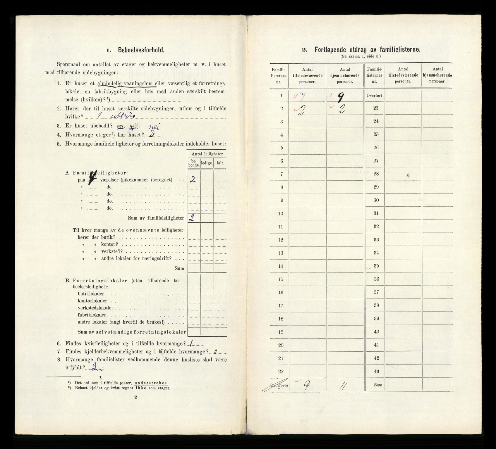 RA, 1910 census for Horten, 1910, p. 2371