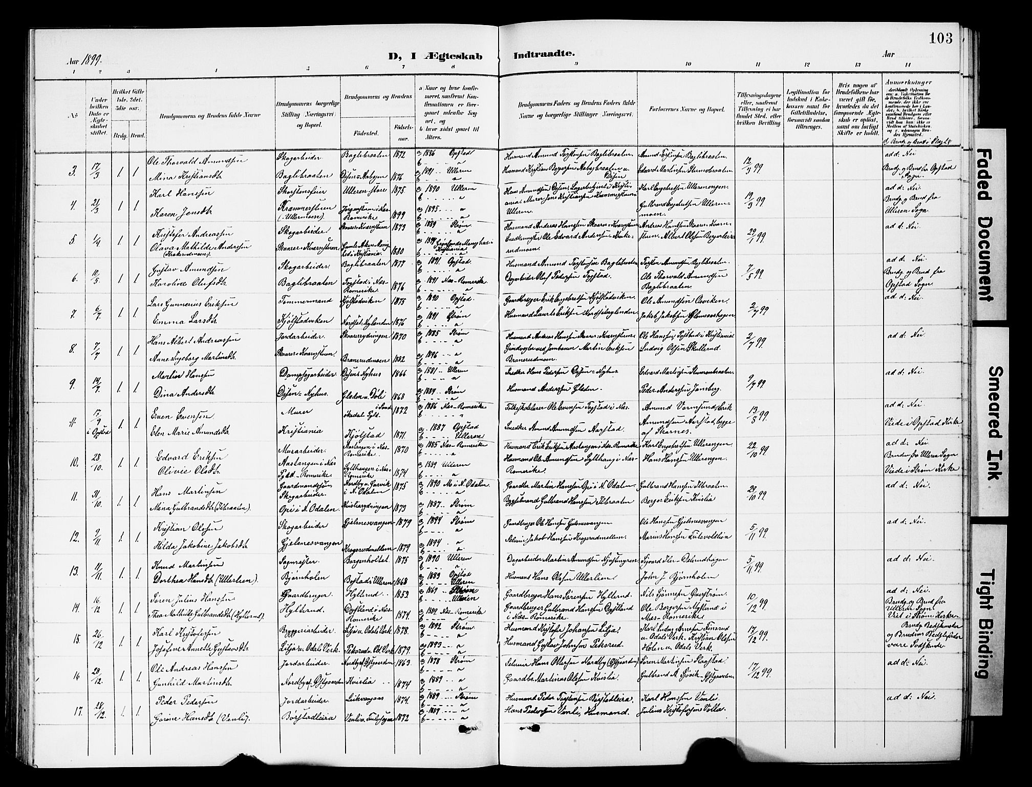 Sør-Odal prestekontor, SAH/PREST-030/H/Ha/Hab/L0001: Parish register (copy) no. 1, 1895-1902, p. 103