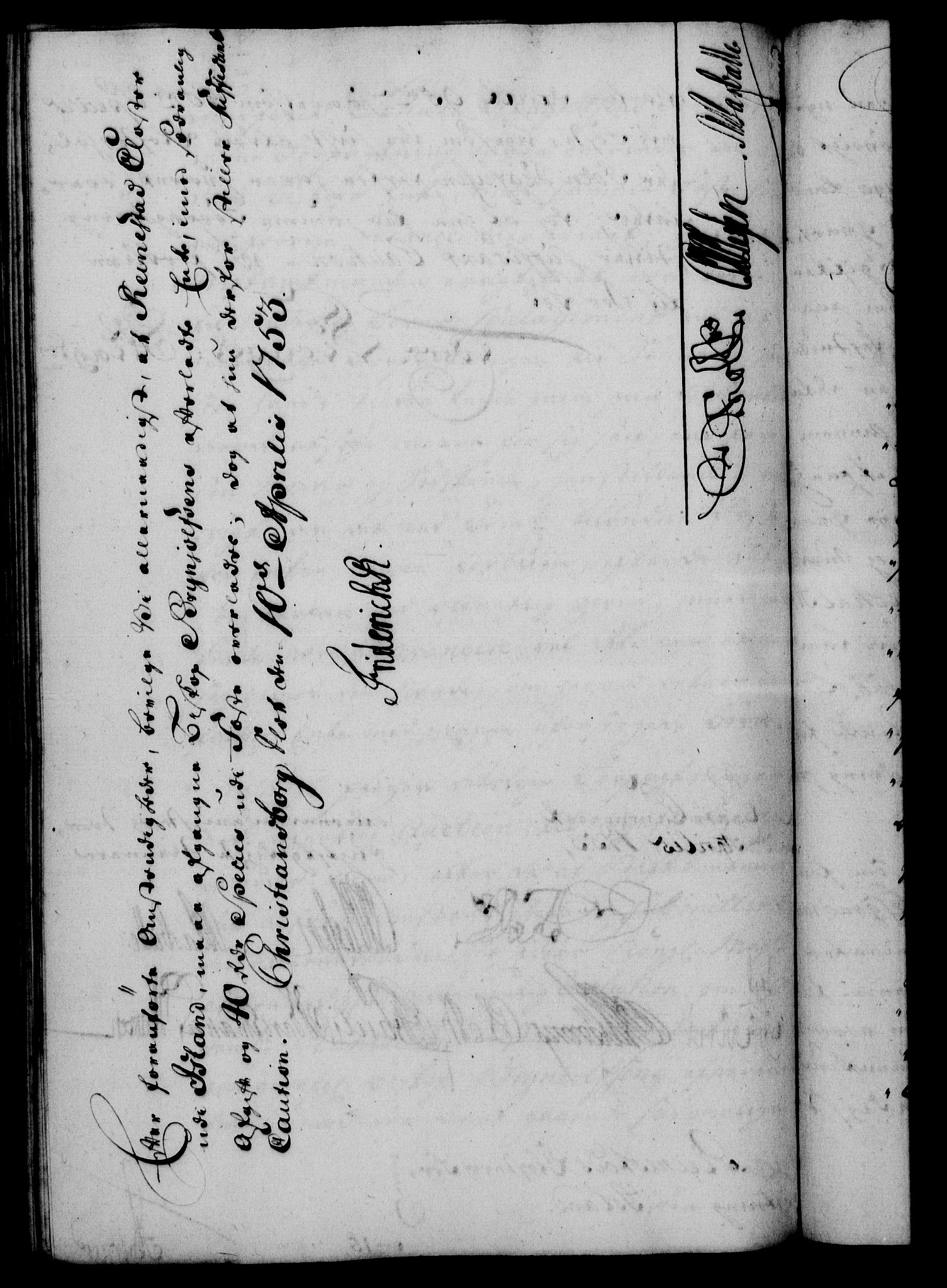 Rentekammeret, Kammerkanselliet, RA/EA-3111/G/Gf/Gfa/L0035: Norsk relasjons- og resolusjonsprotokoll (merket RK 52.35), 1753, p. 309