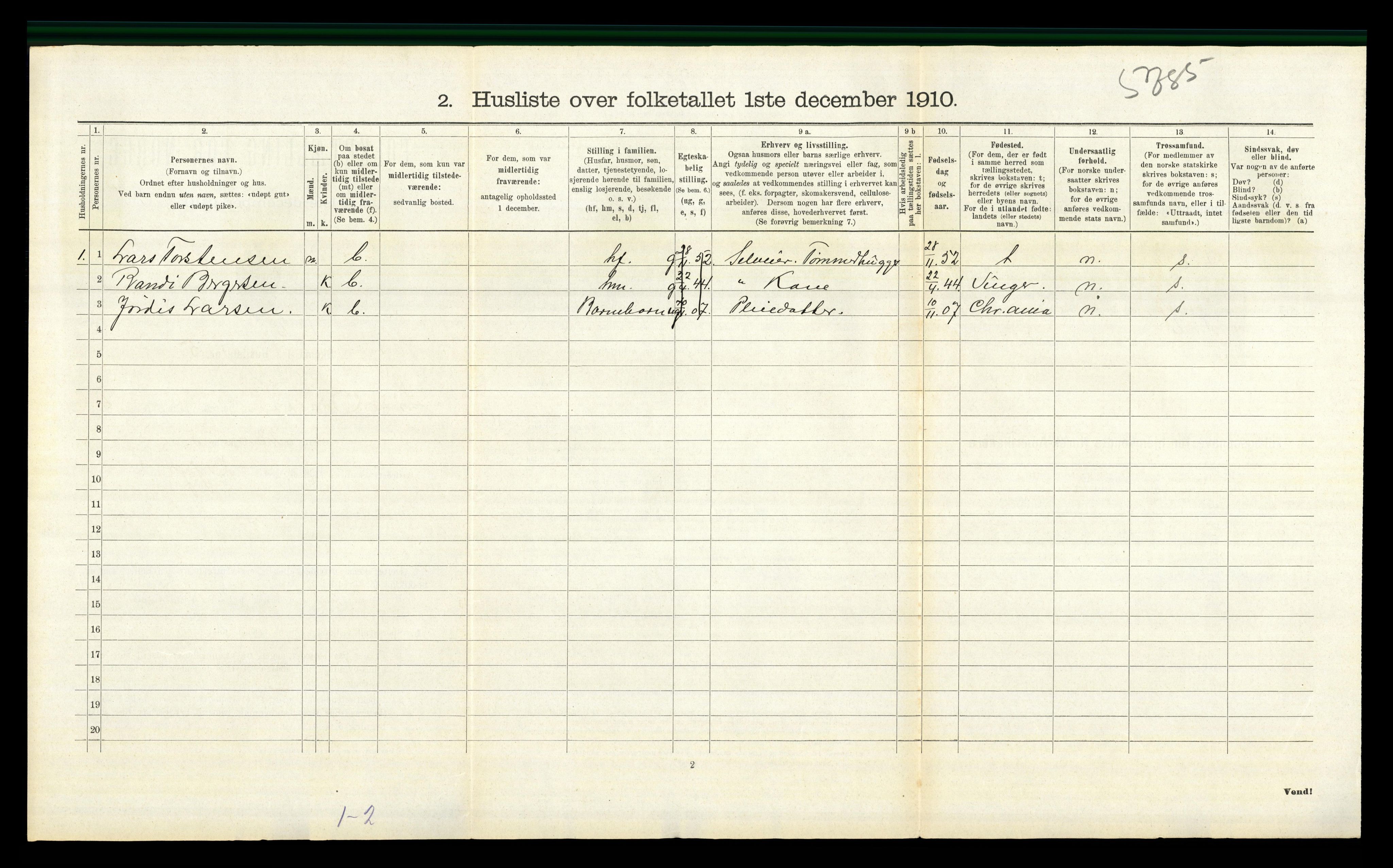 RA, 1910 census for Sør-Odal, 1910, p. 595