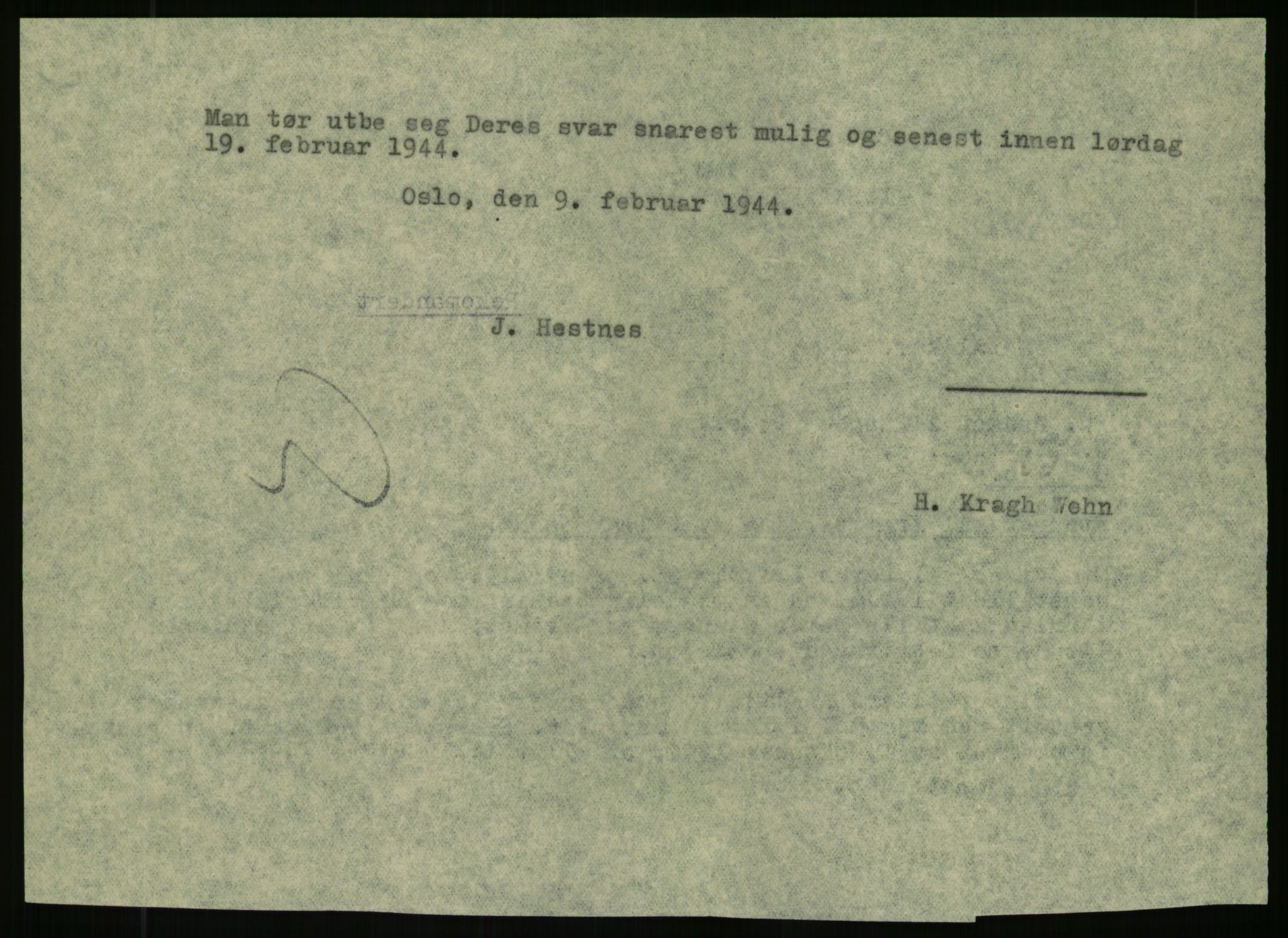 Direktoratet for industriforsyning, Sekretariatet, AV/RA-S-4153/D/Df/L0054: 9. Metallkontoret, 1940-1945, p. 442