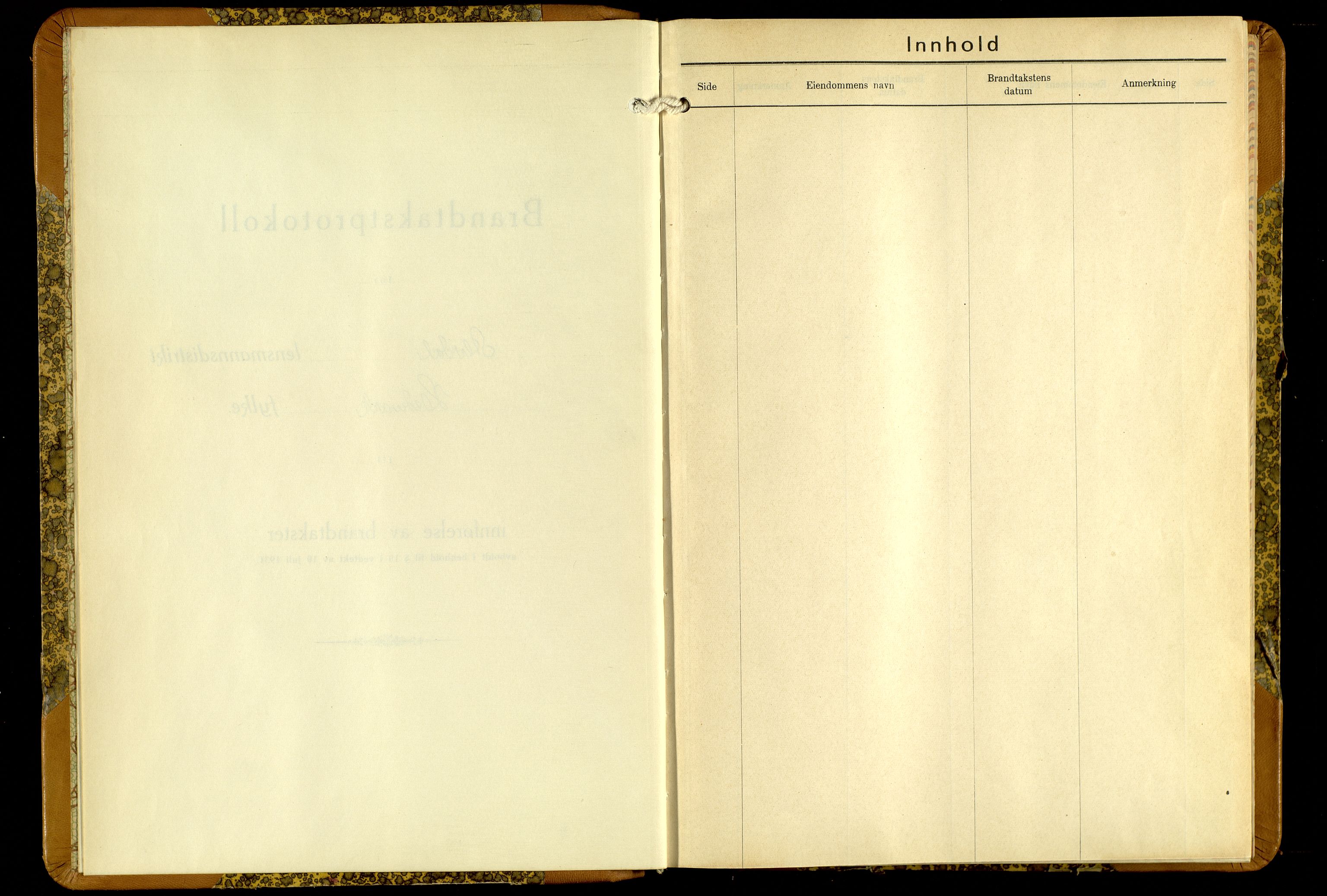 Norges Brannkasse, Alvdal og Folldal, AV/SAH-NBRANA-026/F/L0006: Branntakstprotokoll, 1935-1955