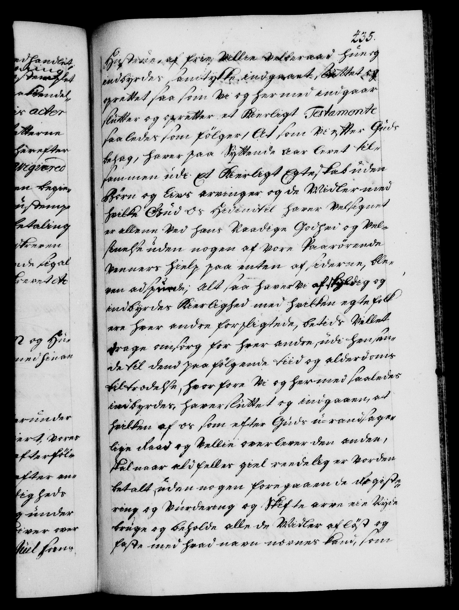 Danske Kanselli 1572-1799, AV/RA-EA-3023/F/Fc/Fca/Fcaa/L0026: Norske registre, 1729-1730, p. 435a