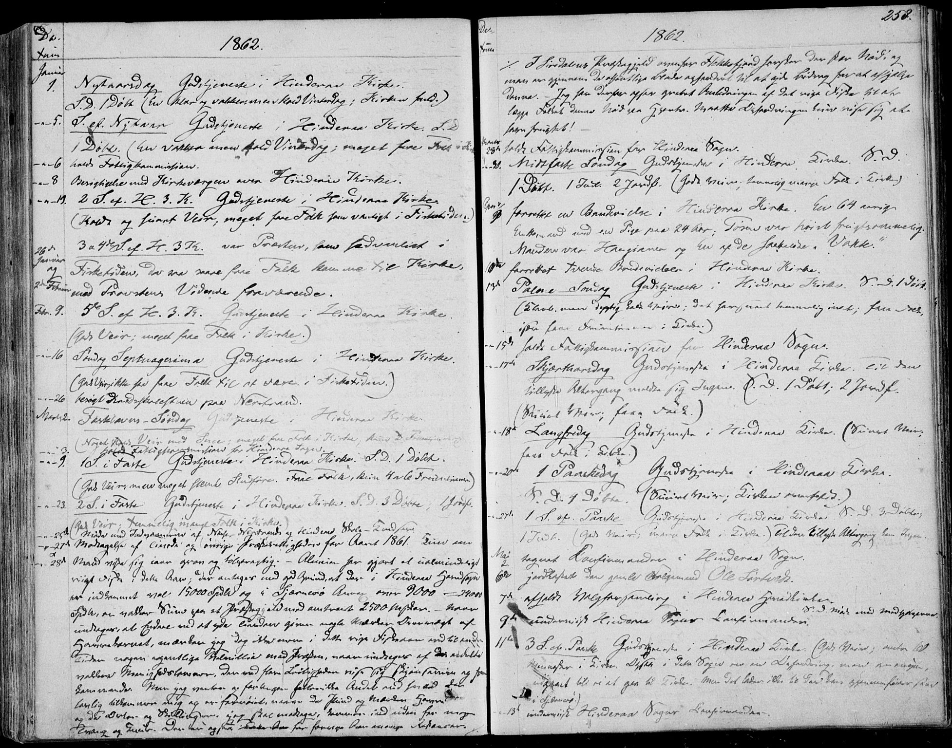 Nedstrand sokneprestkontor, SAST/A-101841/01/IV: Parish register (official) no. A 9, 1861-1876, p. 258