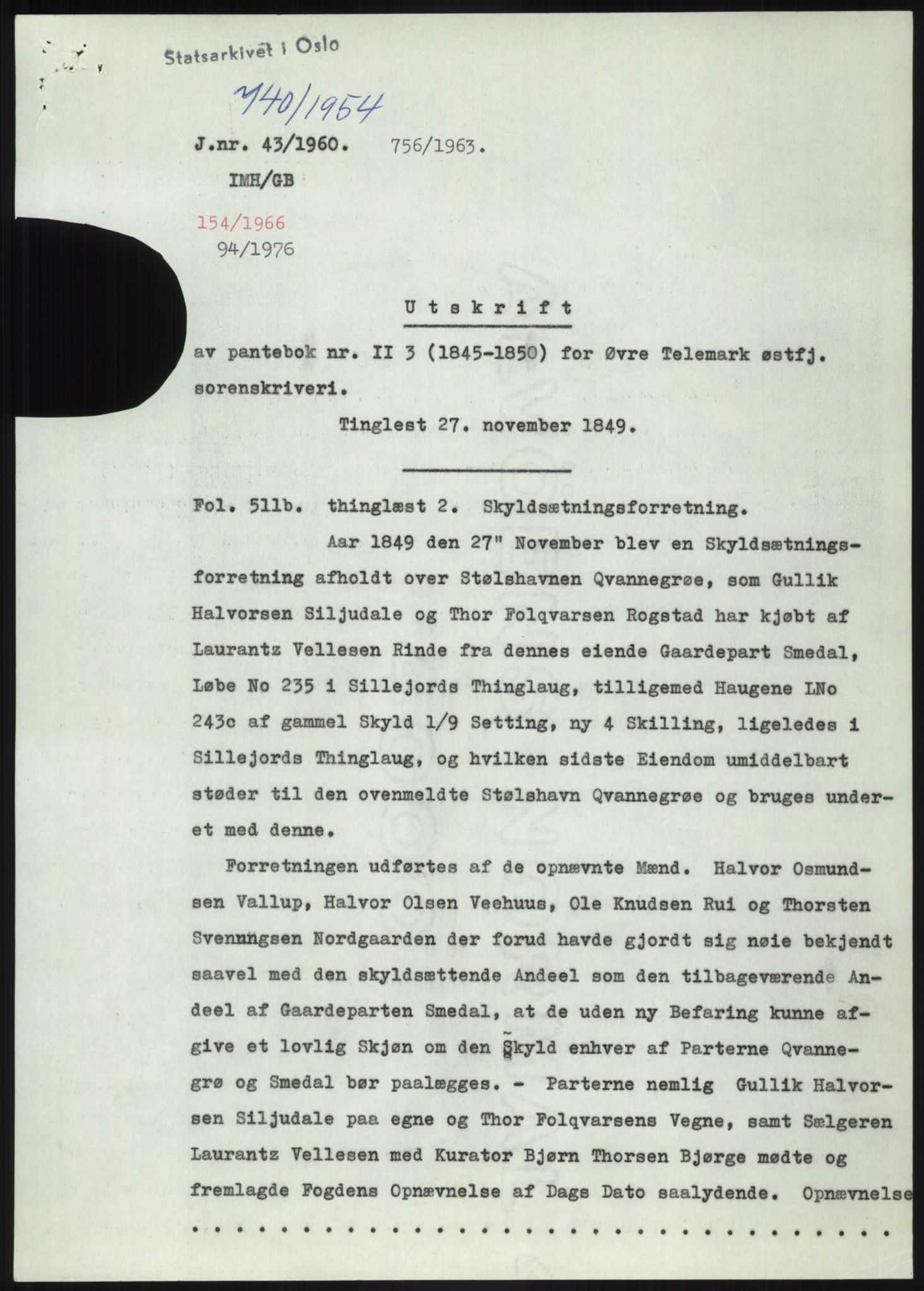 Statsarkivet i Kongsberg, SAKO/A-0001, 1944-1954, p. 371