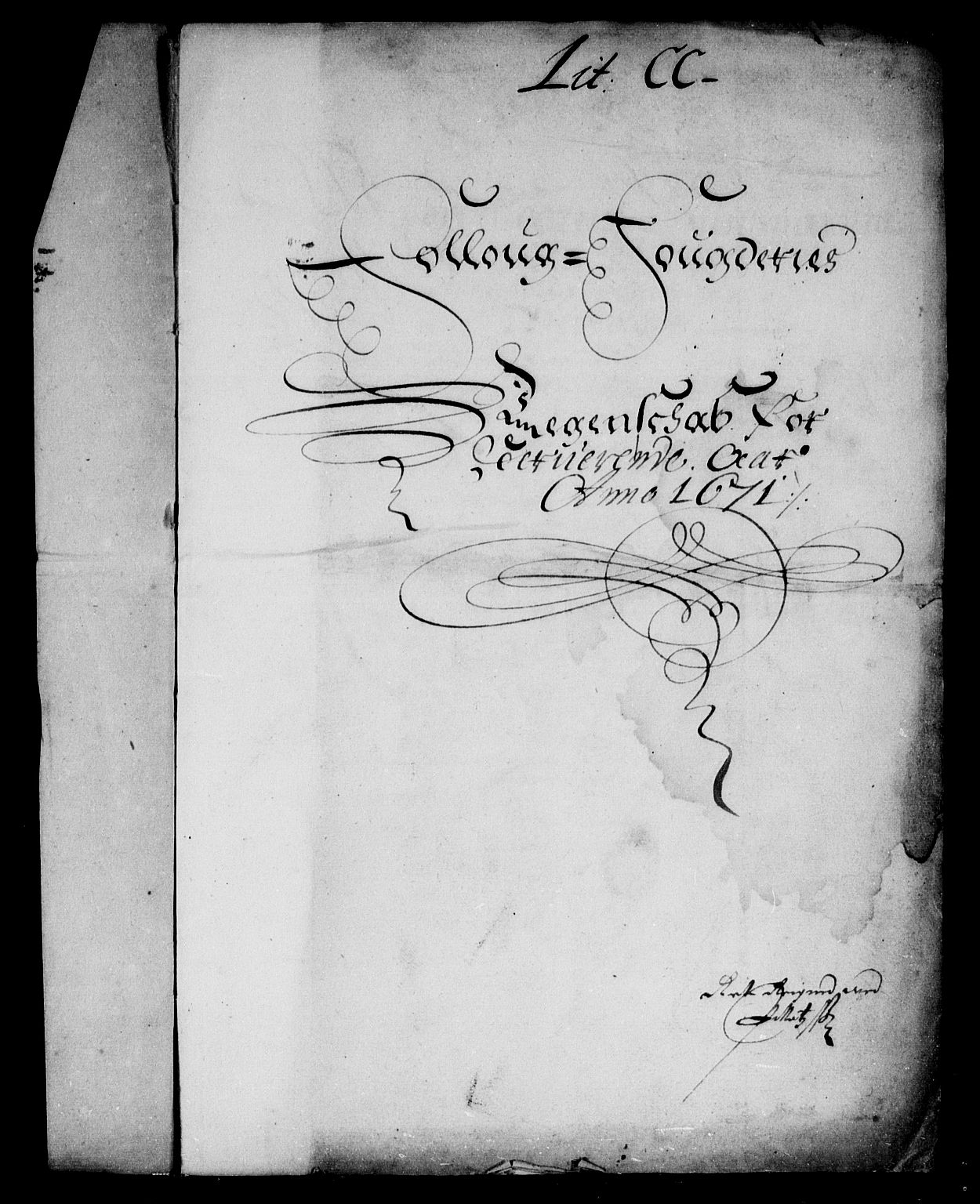 Rentekammeret inntil 1814, Reviderte regnskaper, Stiftamtstueregnskaper, Landkommissariatet på Akershus og Akershus stiftamt, AV/RA-EA-5869/R/Rb/L0076: Akershus stiftamt, 1671