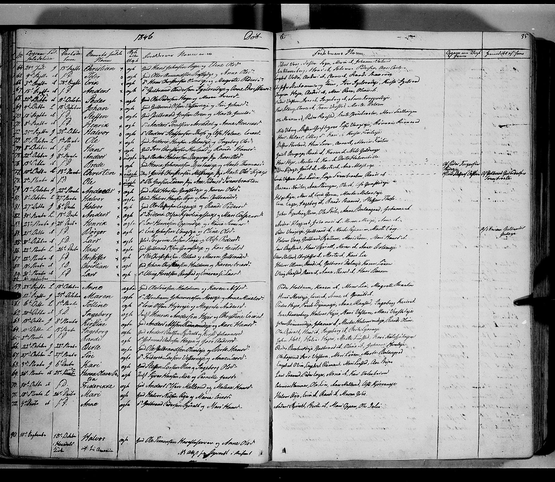 Jevnaker prestekontor, SAH/PREST-116/H/Ha/Haa/L0006: Parish register (official) no. 6, 1837-1857, p. 35