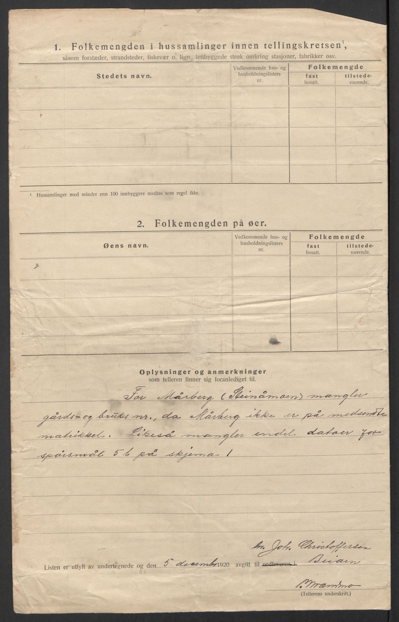 SAT, 1920 census for Beiarn, 1920, p. 35