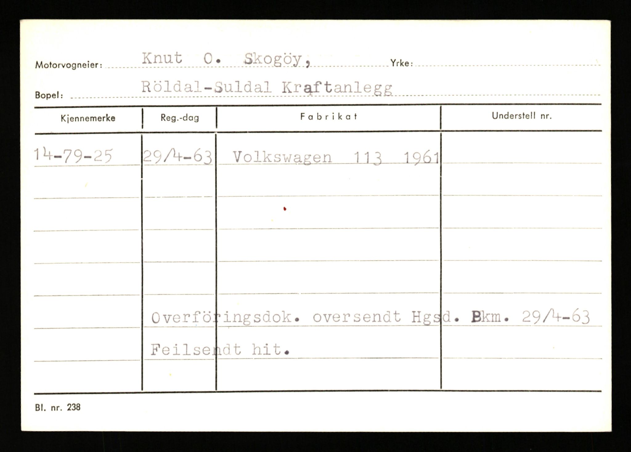 Stavanger trafikkstasjon, AV/SAST-A-101942/0/G/L0010: Registreringsnummer: 130000 - 239953, 1930-1971, p. 593