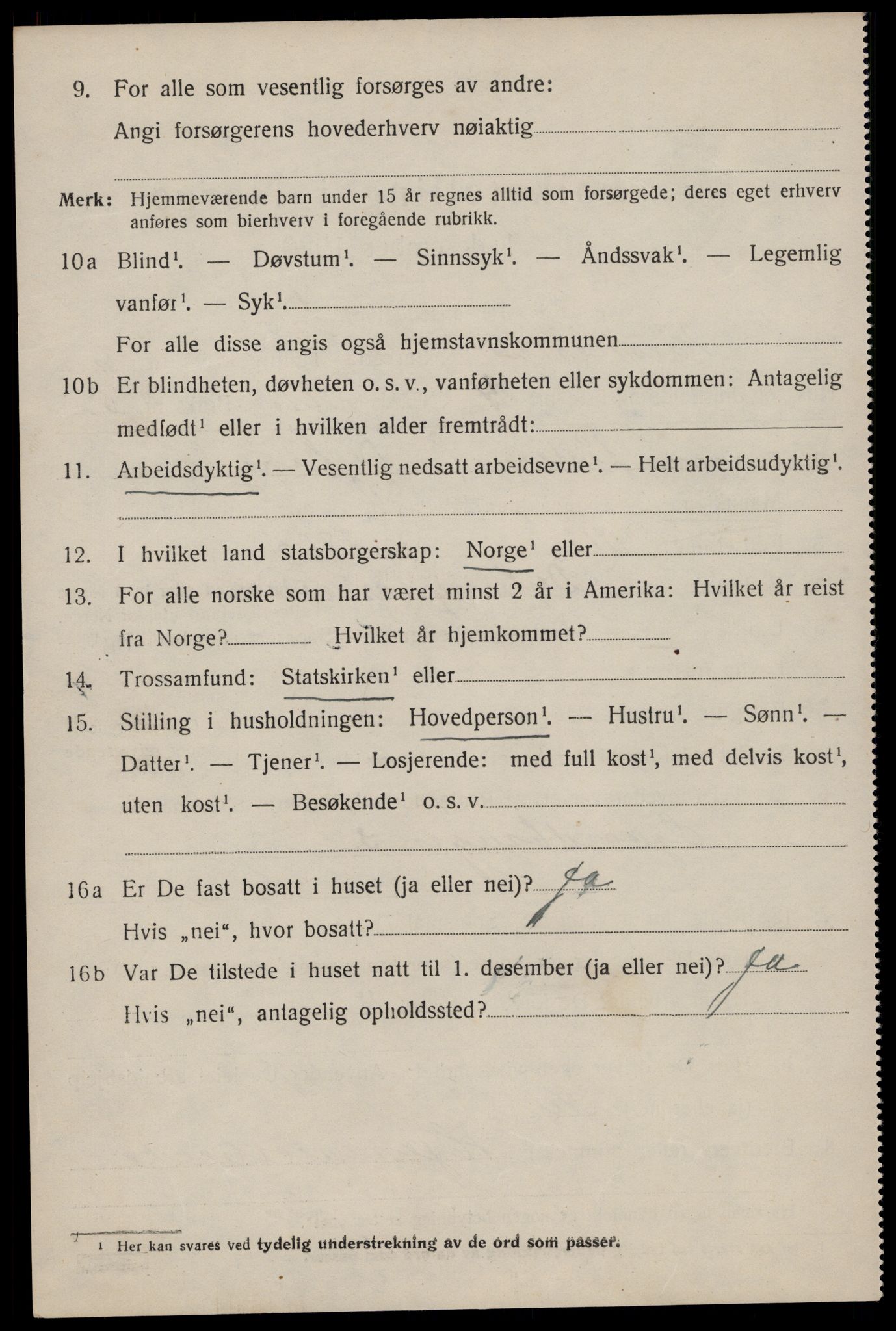 SAST, 1920 census for Heskestad, 1920, p. 2026