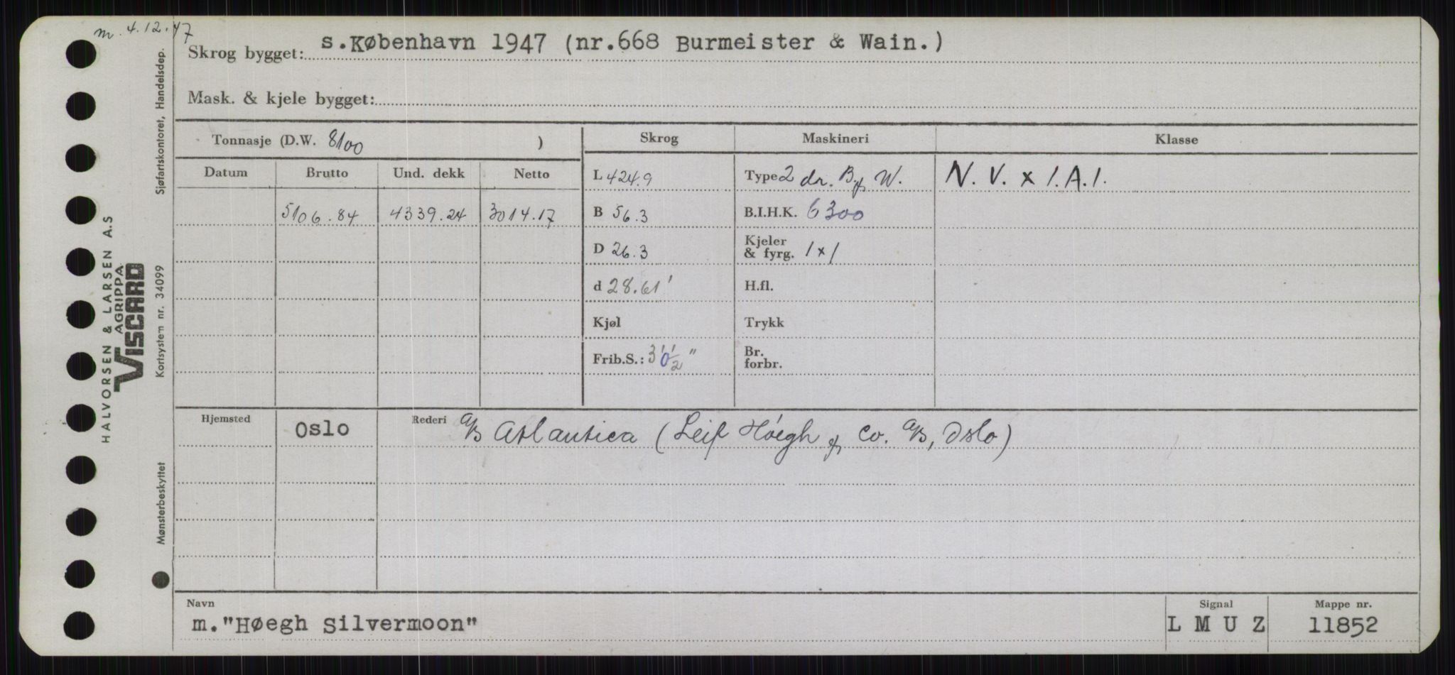 Sjøfartsdirektoratet med forløpere, Skipsmålingen, RA/S-1627/H/Hb/L0002: Fartøy, E-H, p. 457