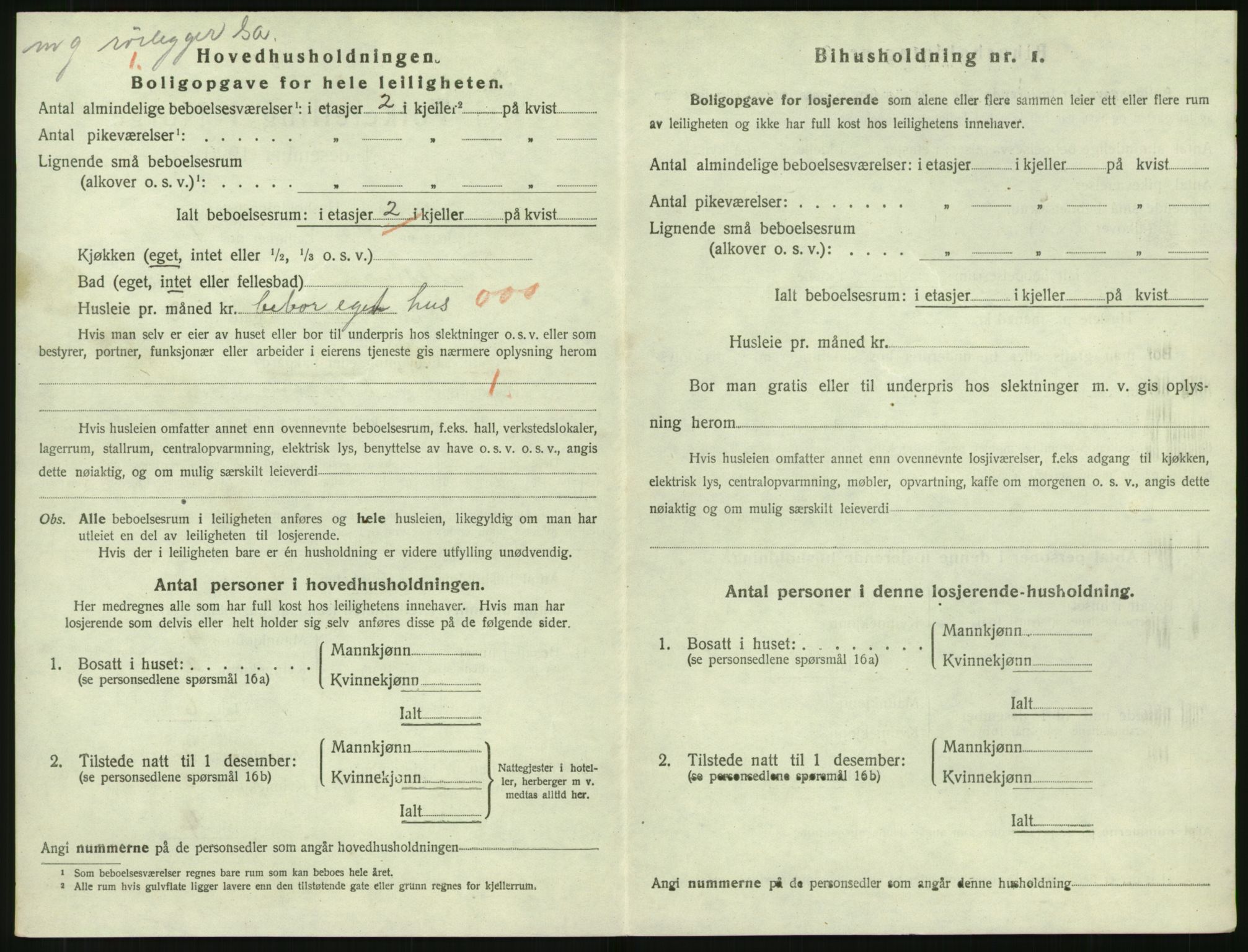 SAK, 1920 census for Tvedestrand, 1920, p. 894