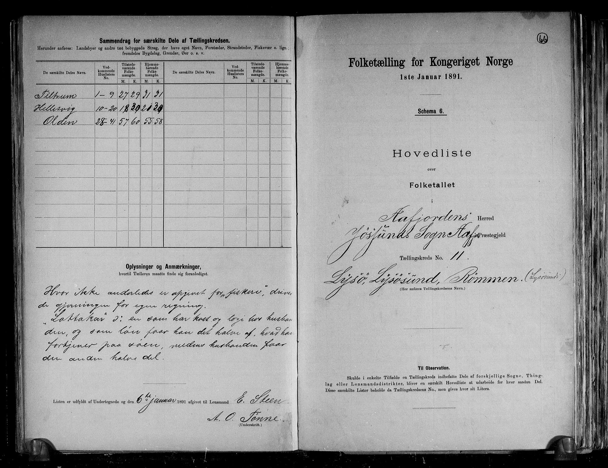 RA, 1891 census for 1630 Åfjord, 1891, p. 27