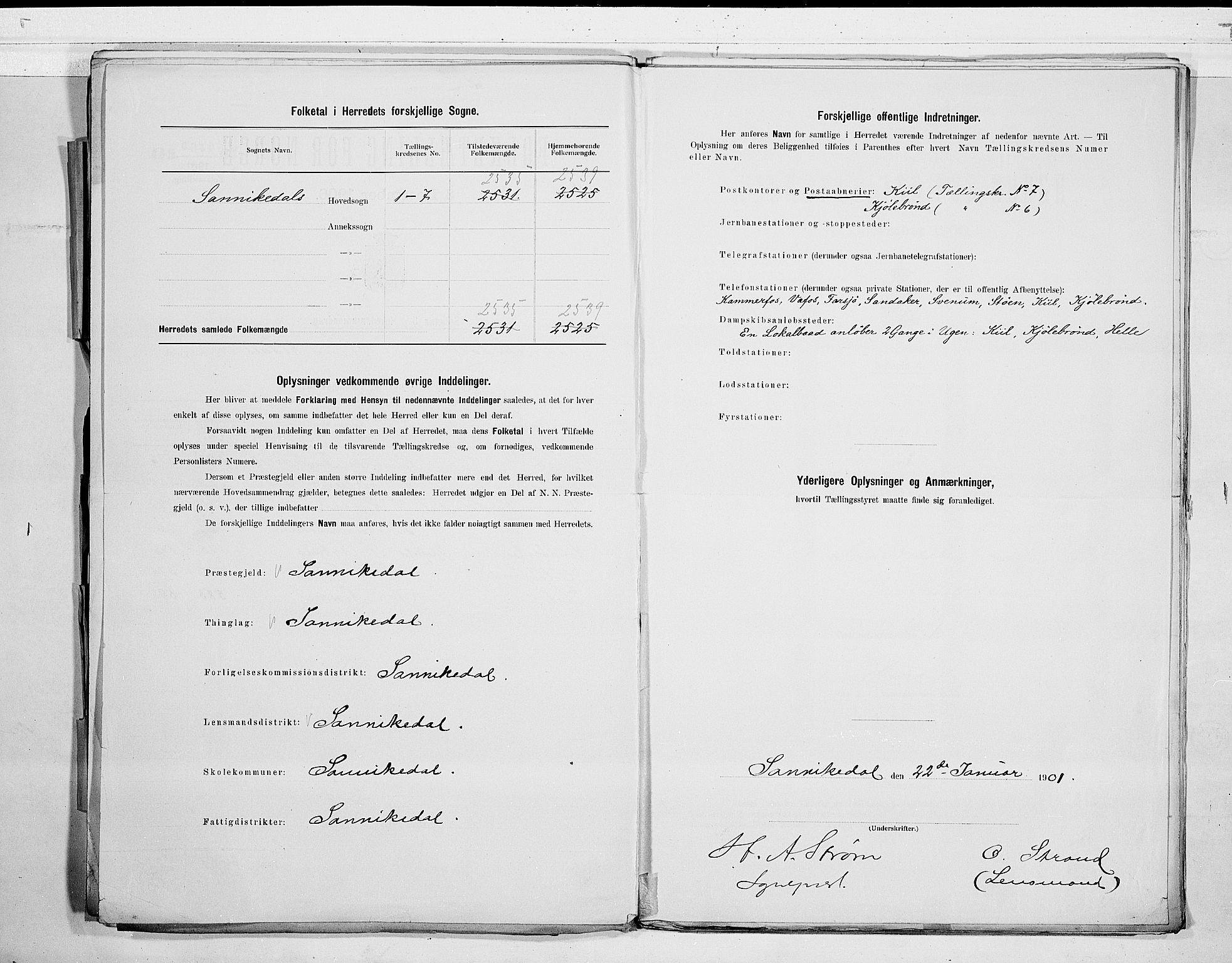 SAKO, 1900 census for Sannidal, 1900, p. 3