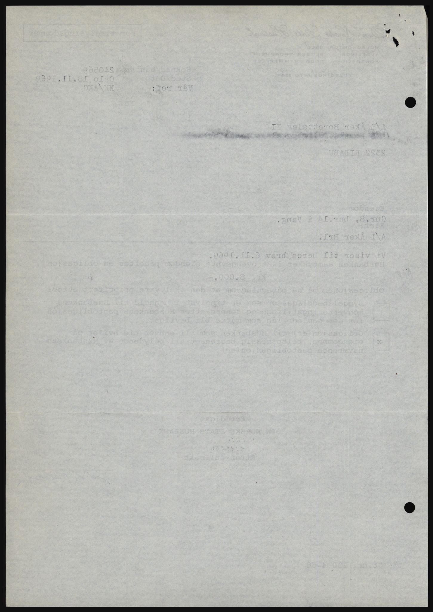 Nord-Hedmark sorenskriveri, SAH/TING-012/H/Hc/L0033: Mortgage book no. 33, 1970-1970, Diary no: : 491/1970