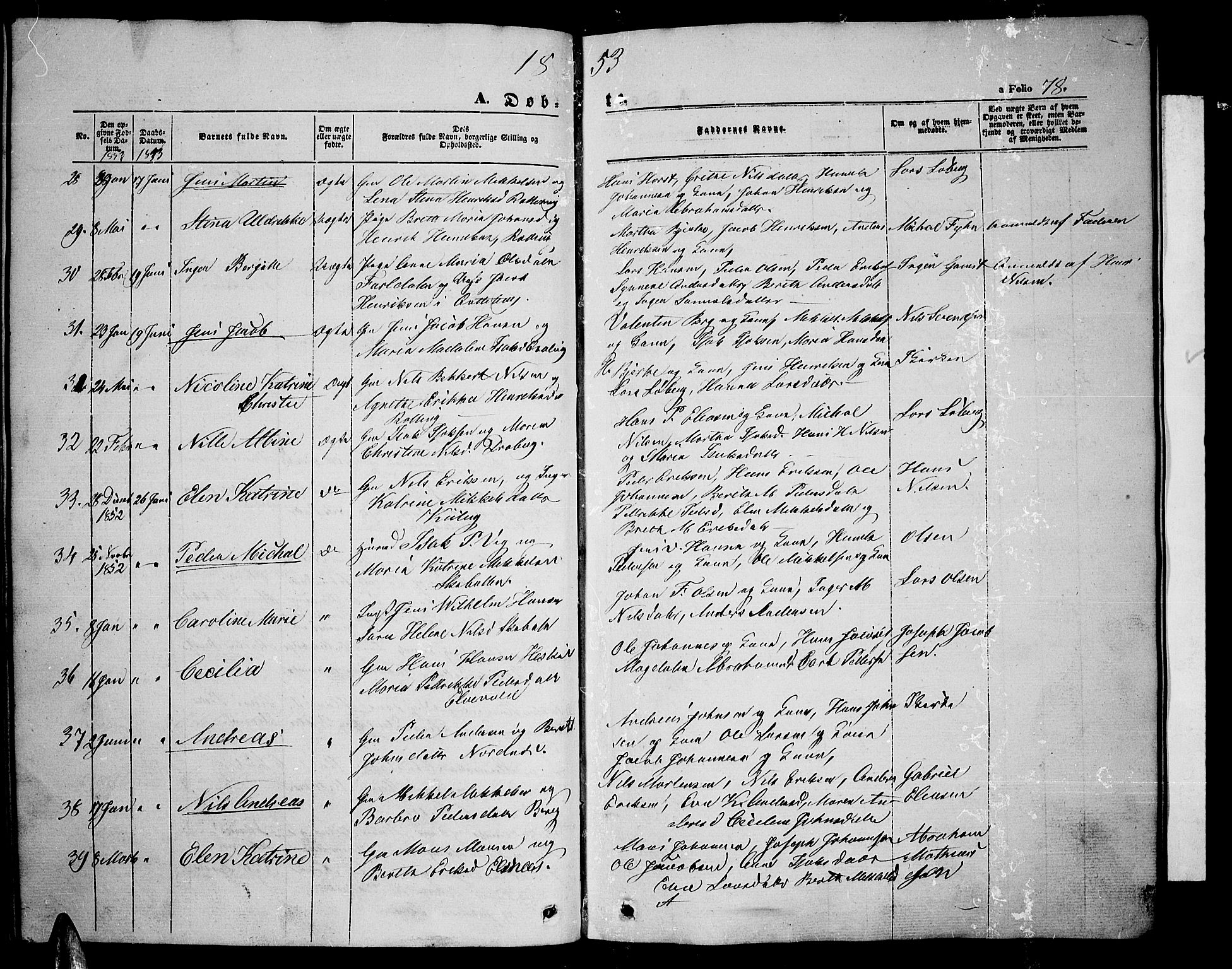 Lyngen sokneprestembete, AV/SATØ-S-1289/H/He/Heb/L0002klokker: Parish register (copy) no. 2, 1839-1860, p. 78