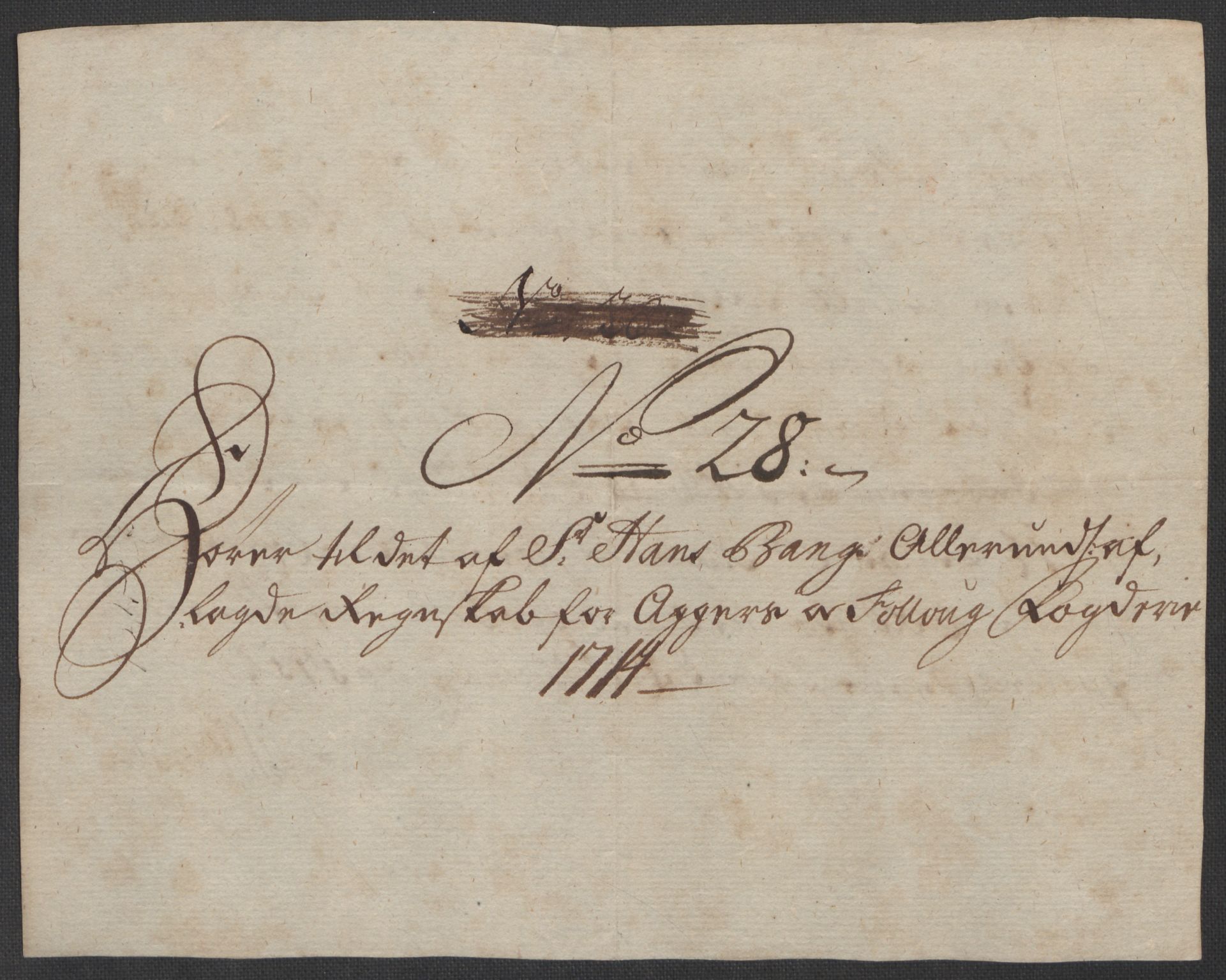 Rentekammeret inntil 1814, Reviderte regnskaper, Fogderegnskap, AV/RA-EA-4092/R10/L0451: Fogderegnskap Aker og Follo, 1713-1714, p. 400