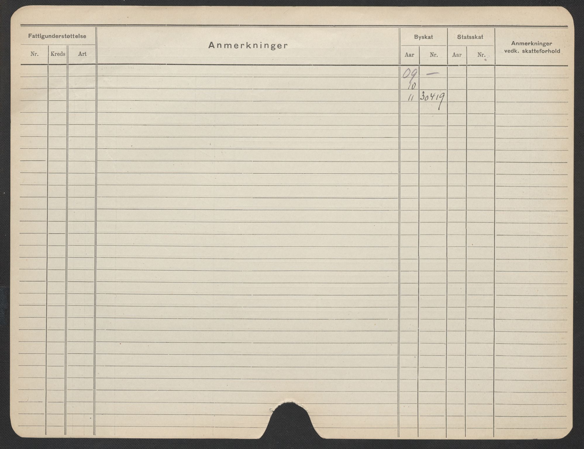 Oslo folkeregister, Registerkort, SAO/A-11715/F/Fa/Fac/L0018: Kvinner, 1906-1914, p. 1251b