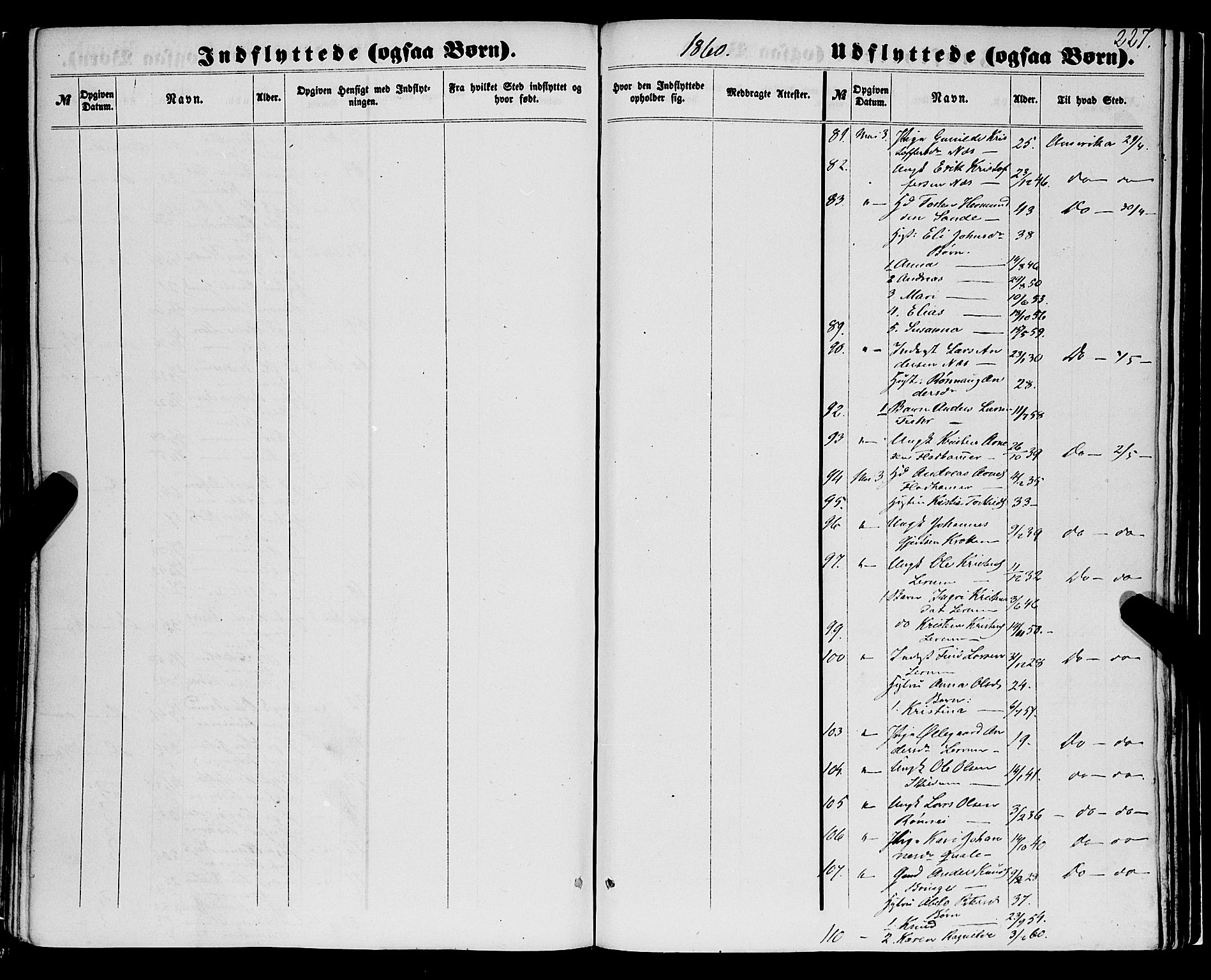 Luster sokneprestembete, AV/SAB-A-81101/H/Haa/Haaa/L0008: Parish register (official) no. A 8, 1860-1870, p. 227