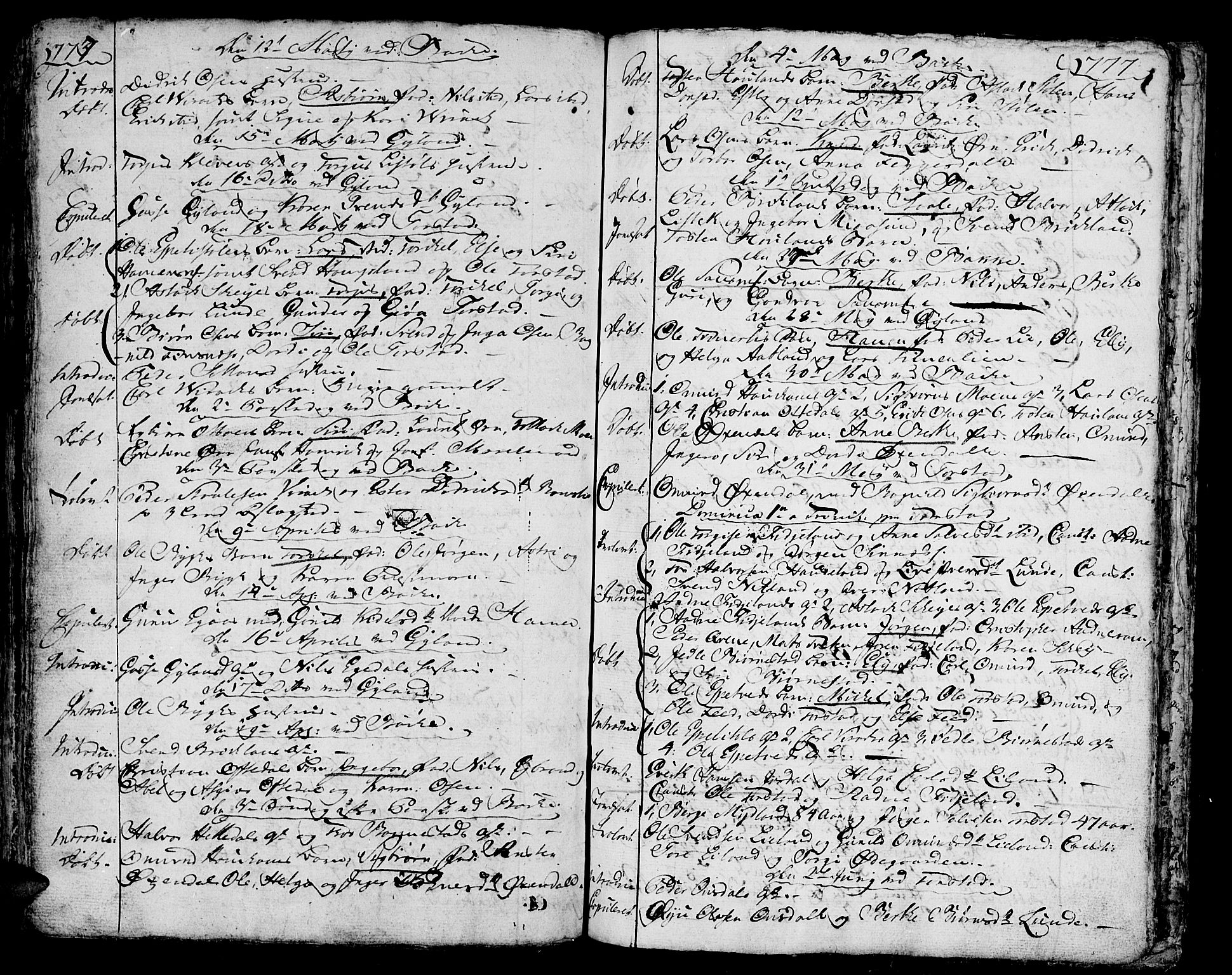 Bakke sokneprestkontor, AV/SAK-1111-0002/F/Fa/Faa/L0001: Parish register (official) no. A 1, 1741-1780, p. 216