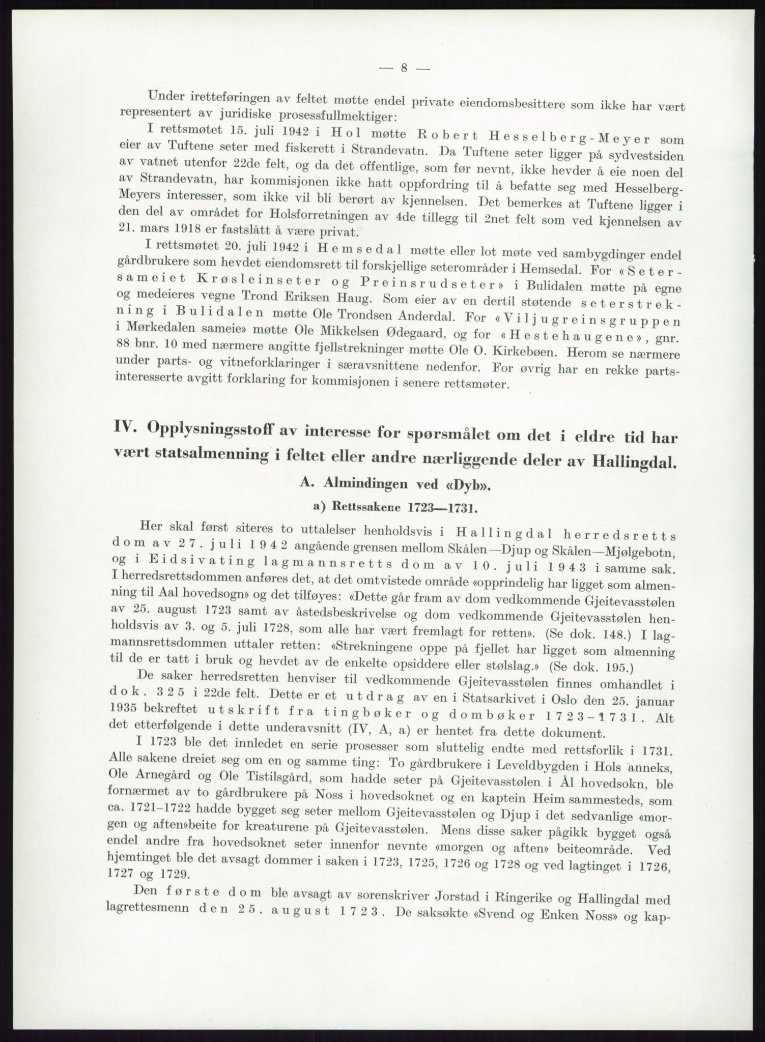 Høyfjellskommisjonen, AV/RA-S-1546/X/Xa/L0001: Nr. 1-33, 1909-1953, p. 6487