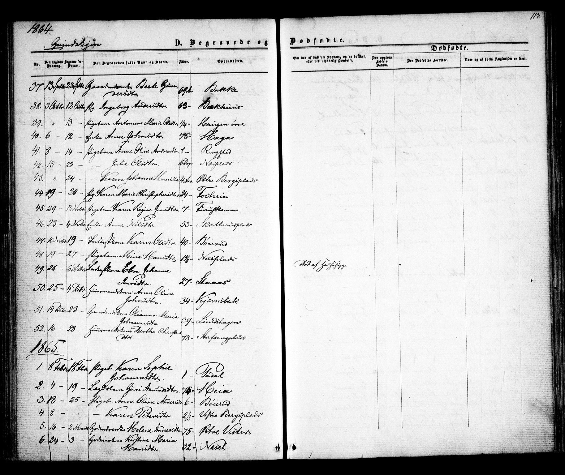 Skiptvet prestekontor Kirkebøker, AV/SAO-A-20009/F/Fa/L0007: Parish register (official) no. 7, 1861-1866, p. 113