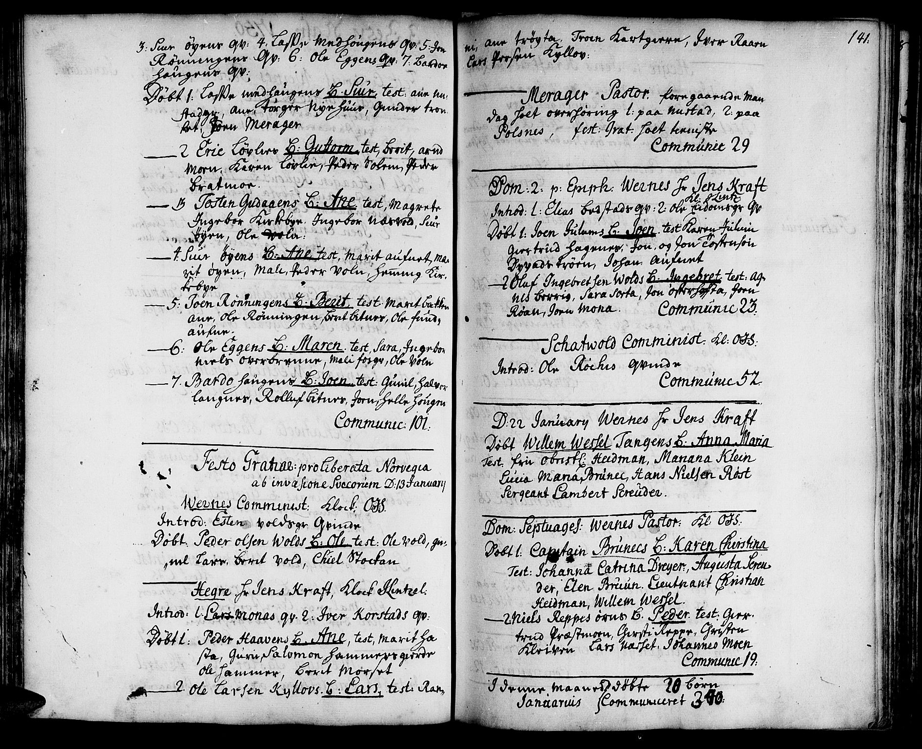Ministerialprotokoller, klokkerbøker og fødselsregistre - Nord-Trøndelag, SAT/A-1458/709/L0056: Parish register (official) no. 709A04, 1740-1756, p. 141