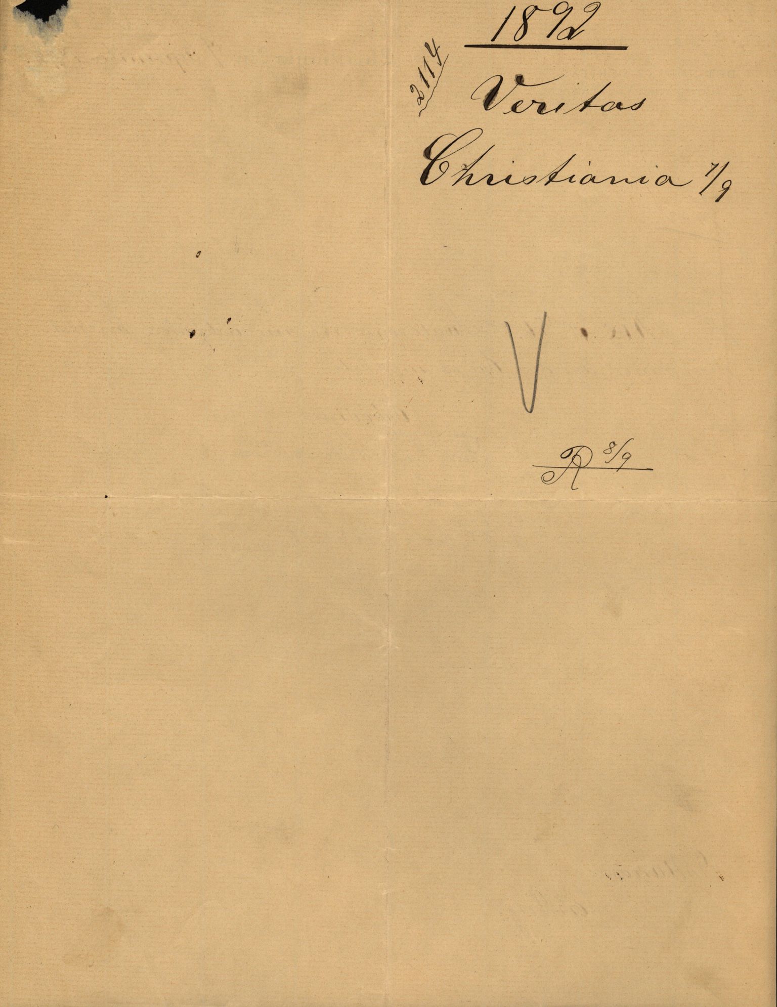 Pa 63 - Østlandske skibsassuranceforening, VEMU/A-1079/G/Ga/L0030/0003: Havaridokumenter / Rex, Salus, Schweigaard, Seladon, Titania, Tordenskjold av Trondhjem, 1893, p. 19
