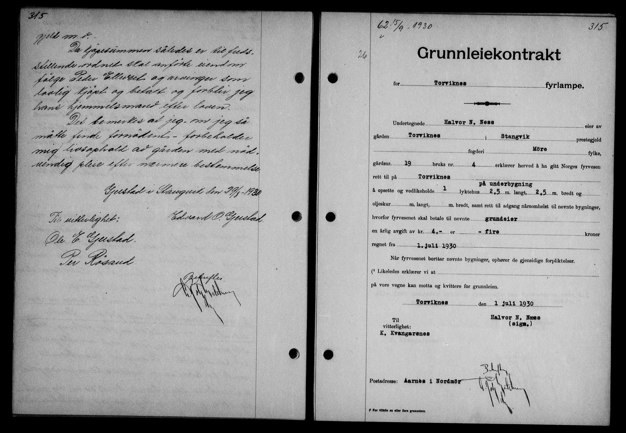 Nordmøre sorenskriveri, AV/SAT-A-4132/1/2/2Ca/L0070: Mortgage book no. 60, 1930-1930, Deed date: 15.09.1930