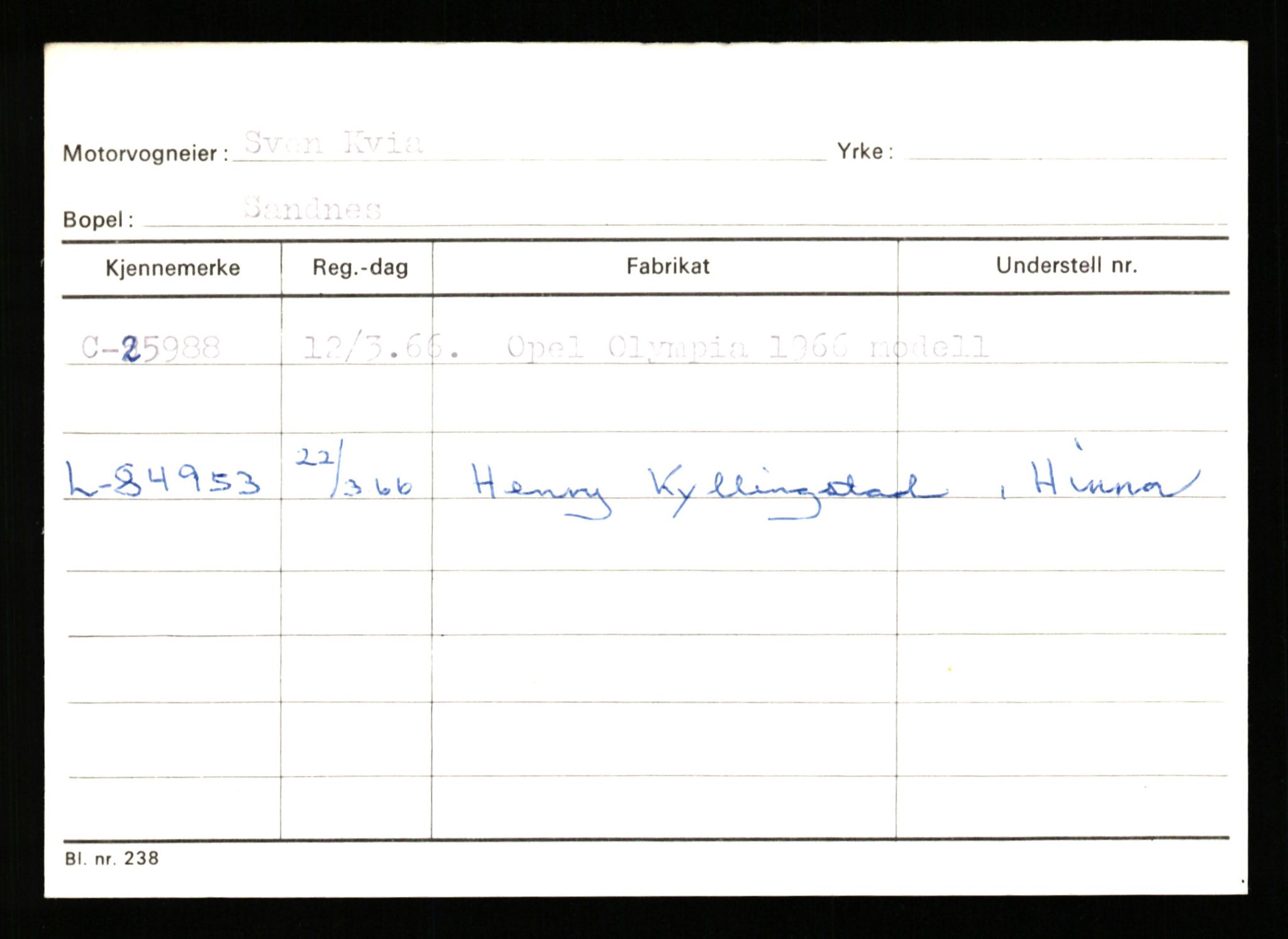 Stavanger trafikkstasjon, AV/SAST-A-101942/0/G/L0005: Registreringsnummer: 23000 - 34245, 1930-1971, p. 1015